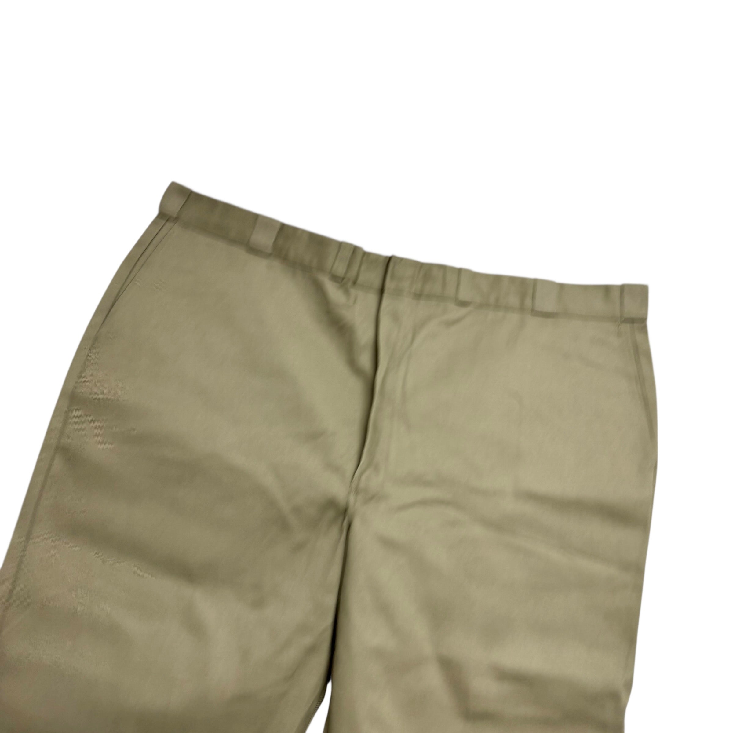 Dickies 874 Trousers W48 L25 Mens Beige Original Straight Fit Pants USA Made (E)