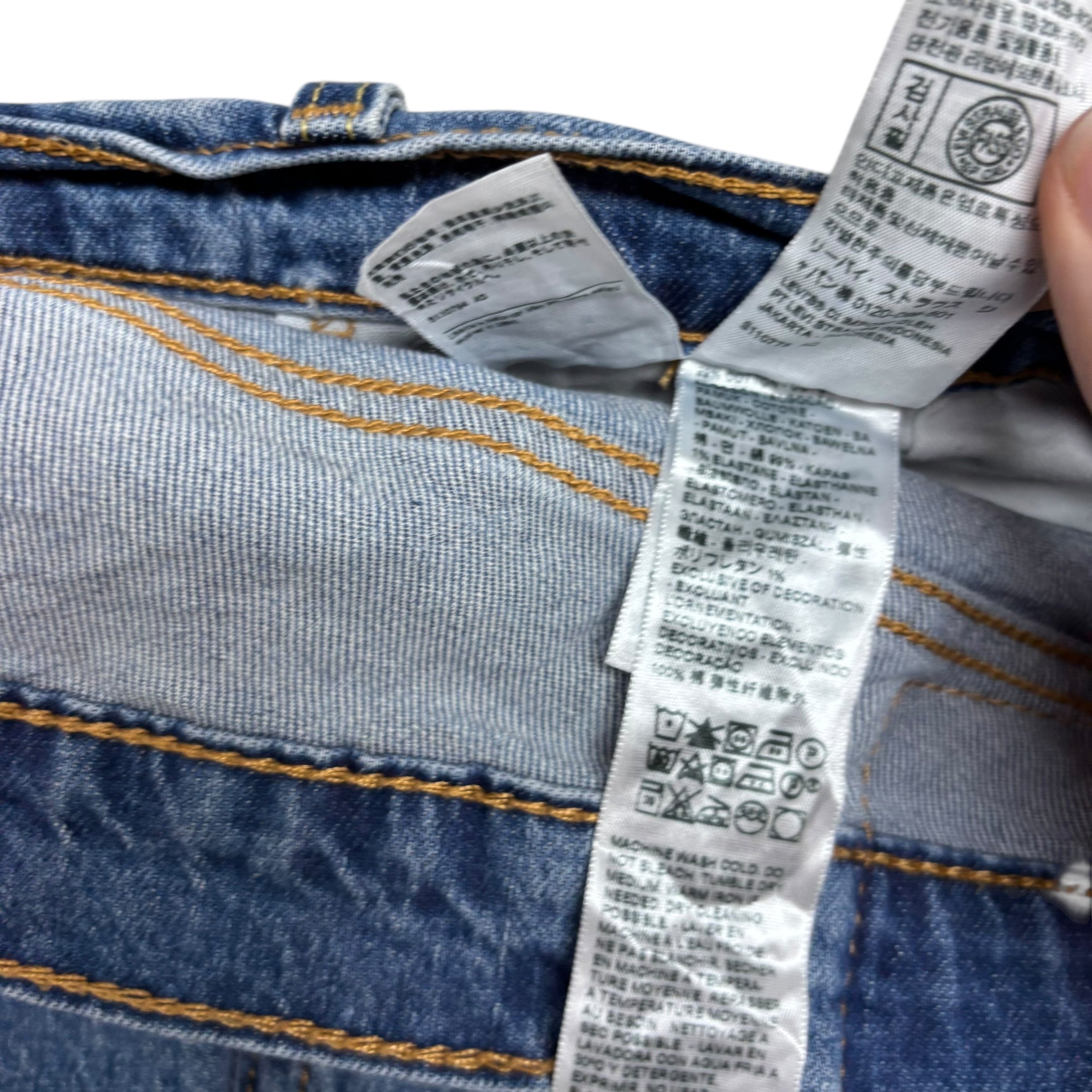 Levis 559 Jeans W40 L32 Mens Blue Relaxed Straight Fit Stretch Denim (F)