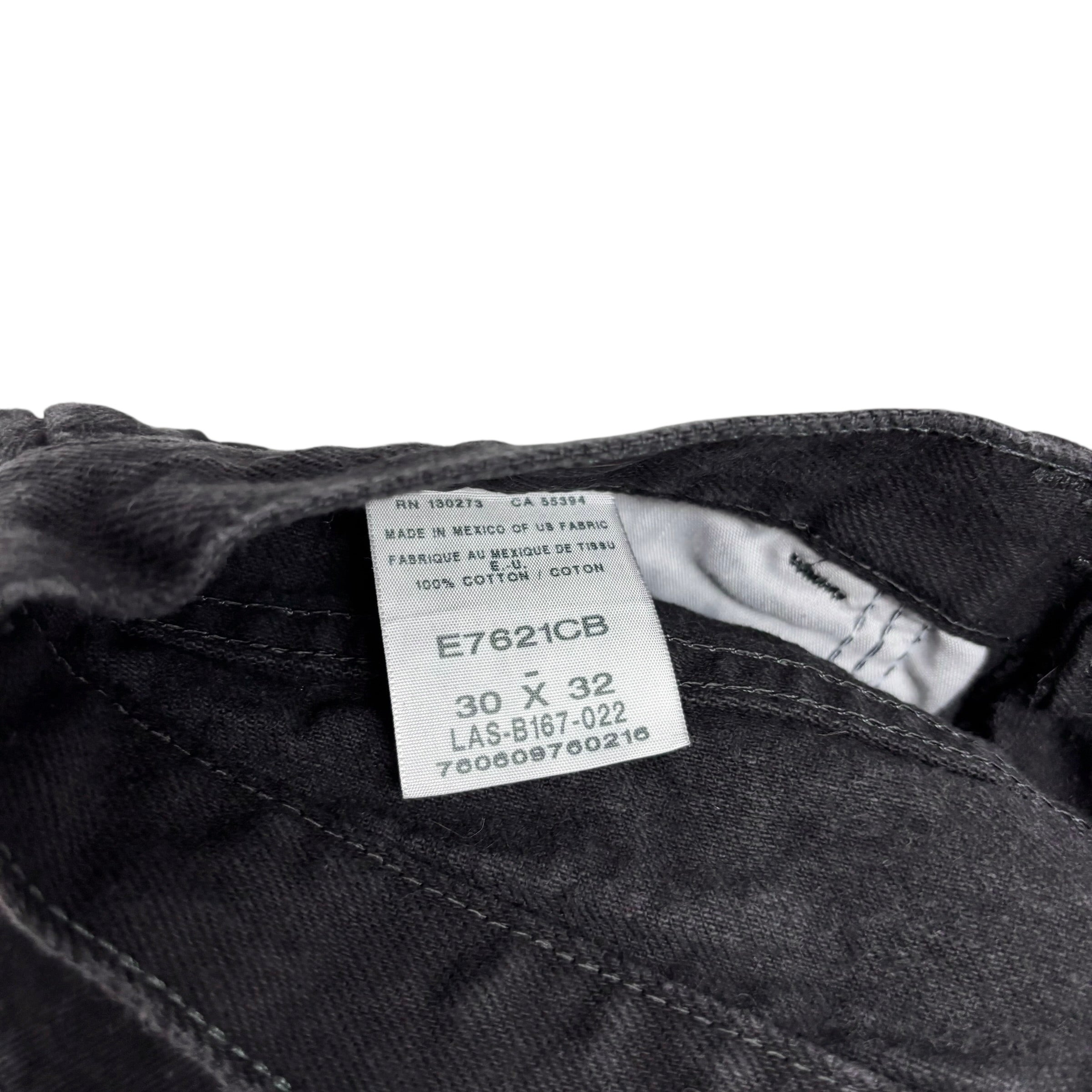 Rustler Jeans W29 L32 Mens Black Regular Straight Fit Vintage Denim (E)