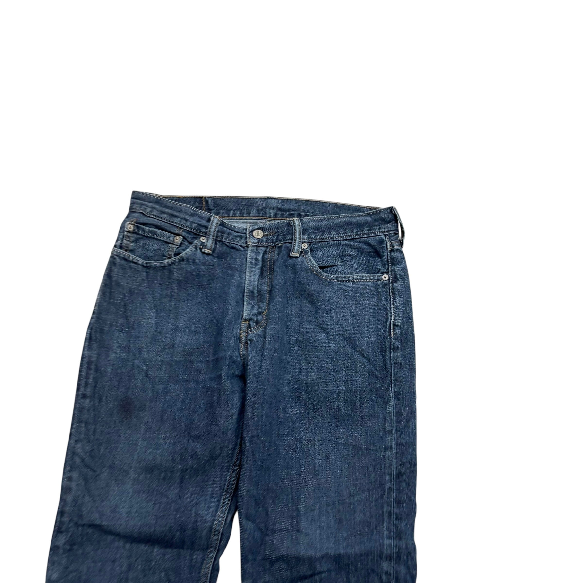 Levis 514 Jeans W33 L30 Mens Dark Blue Regular Straight Fit Denim