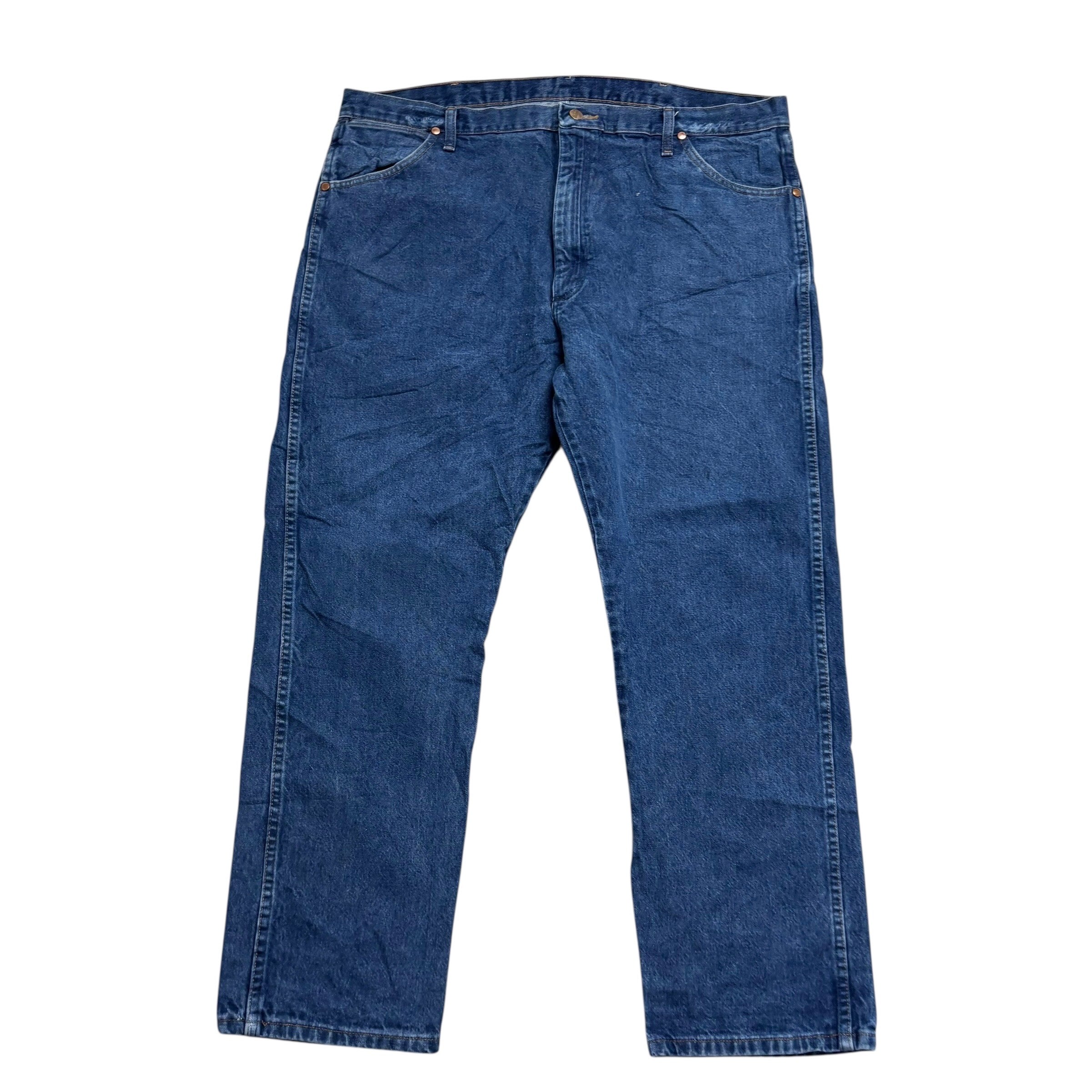 Wrangler Jeans Cowboy Cut W42 L30 Mens Mid Blue 13MWZ Original Fit Denim