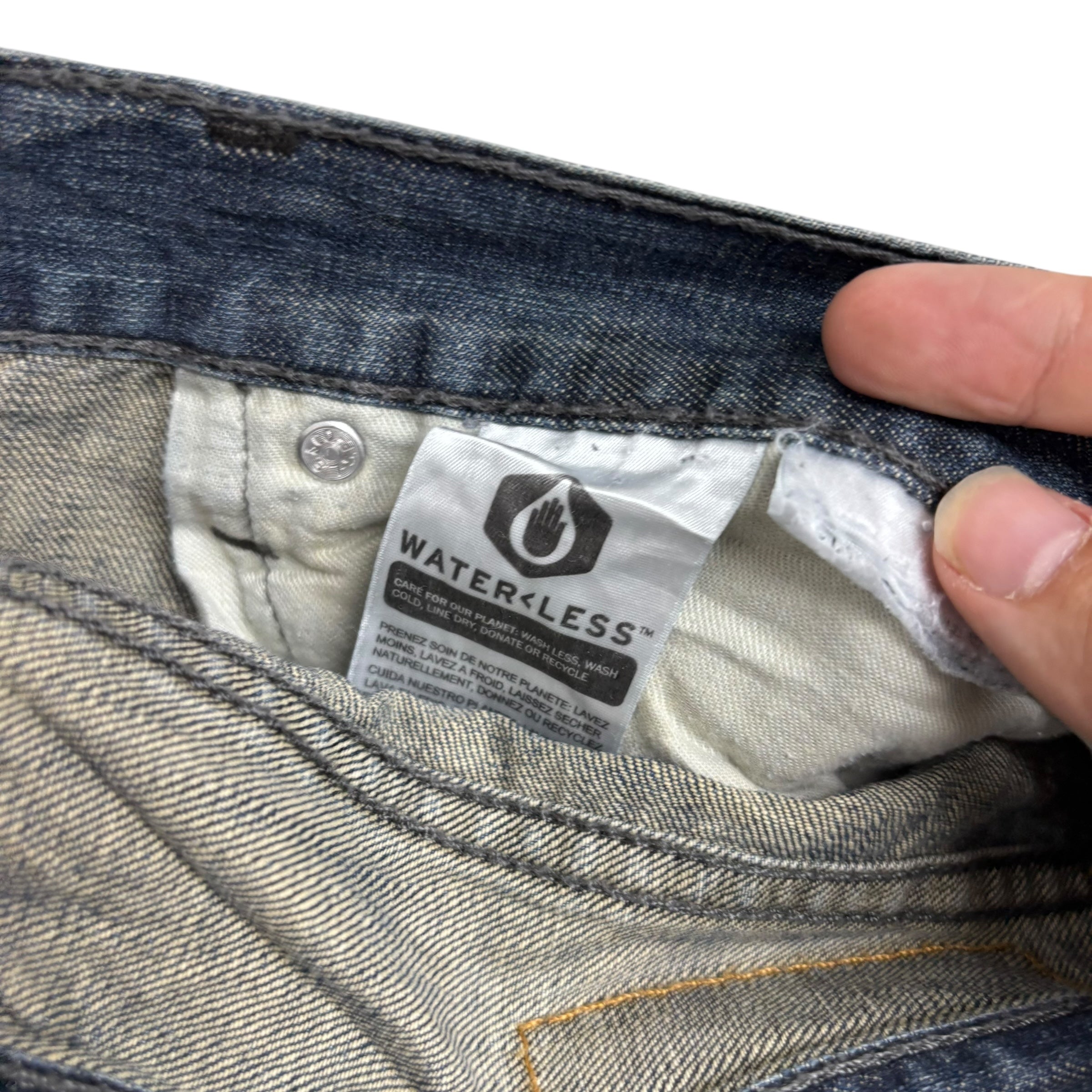 Levis 514 Jeans W36 L32 Mens Dark Blue Regular Straight Fit Denim (E)