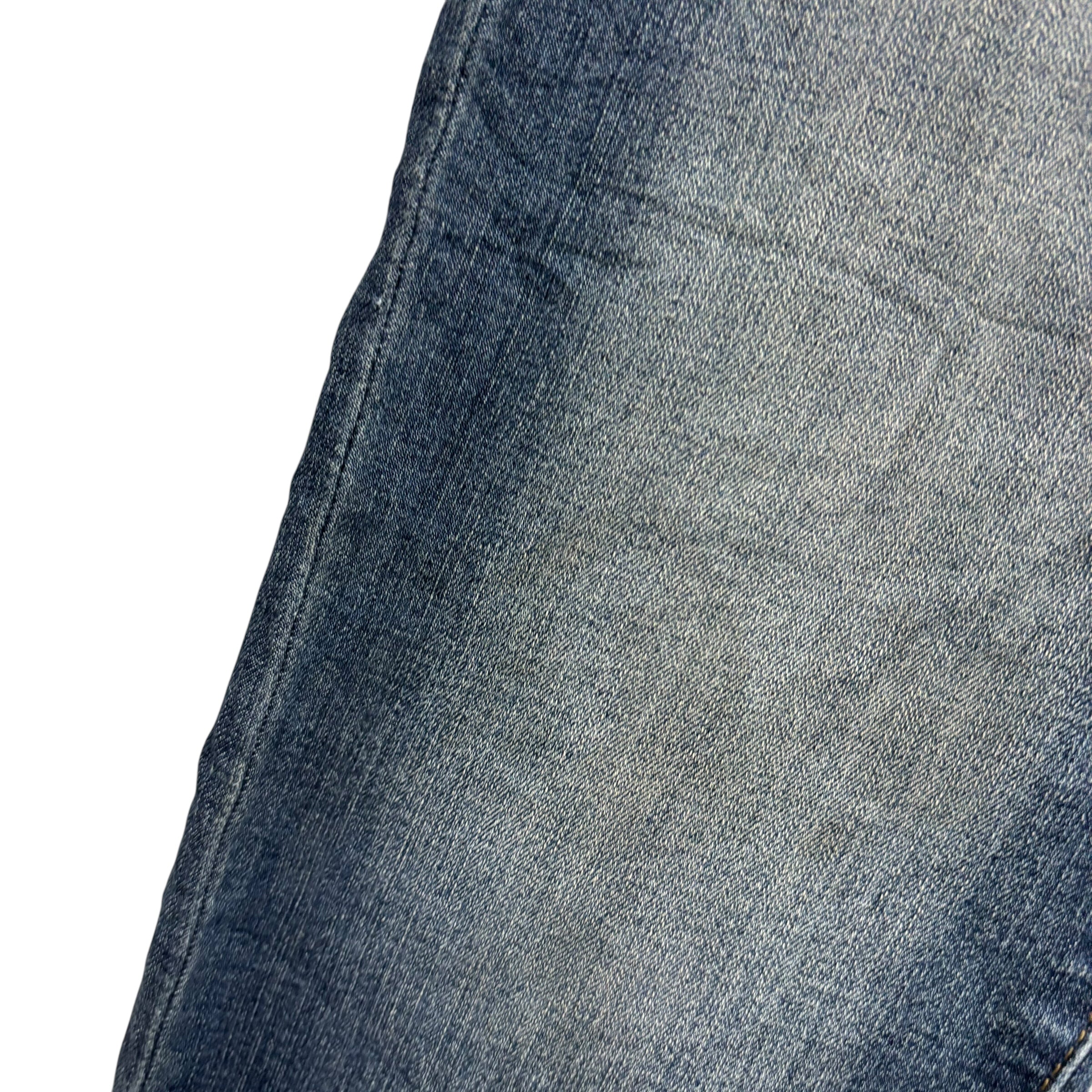 Lee Jeans W28 L30 Mens Regular Taper Fit Mid Blue Stretch Extreme Motion Denim