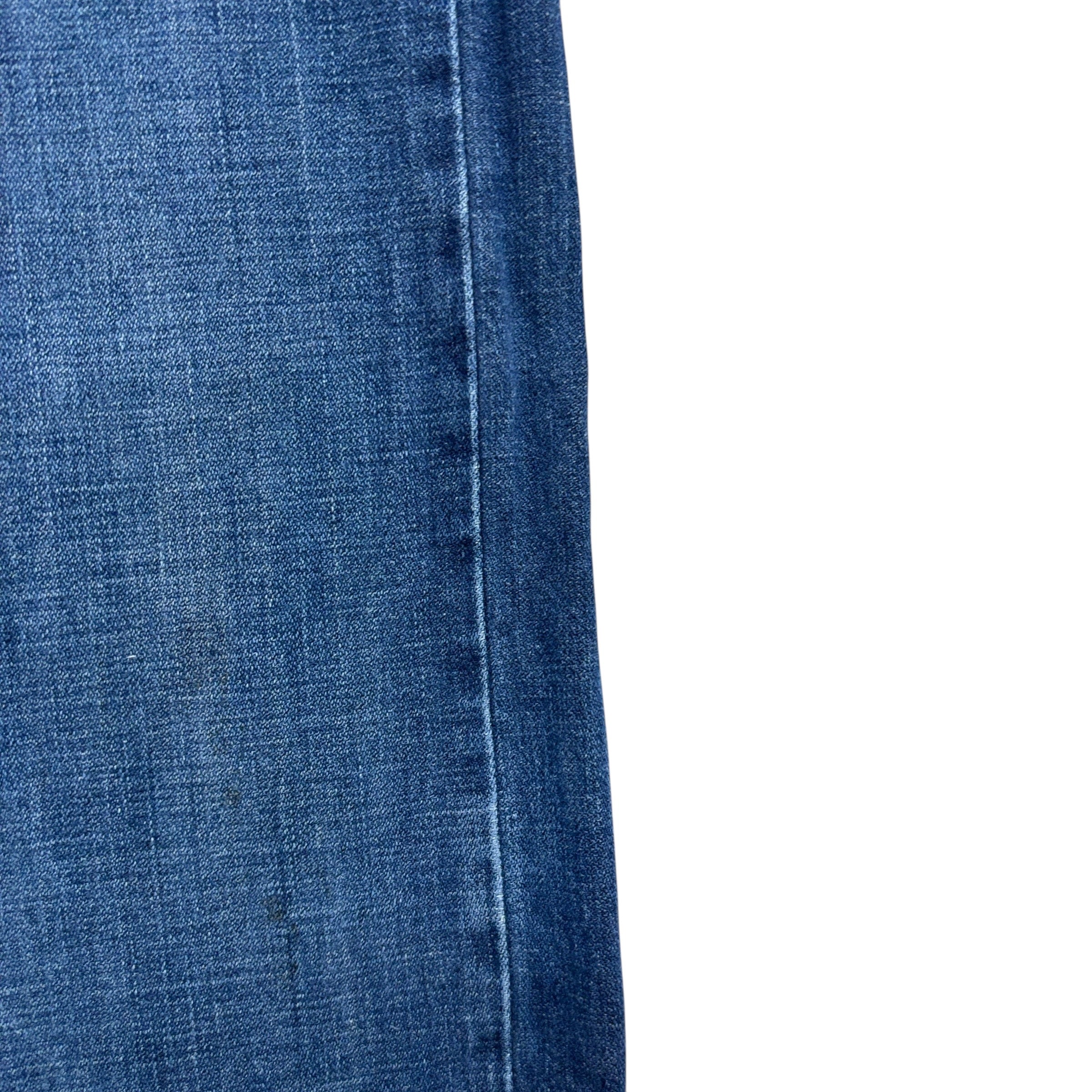 Levis 569 Jeans W42 L30 Mens Mid Blue Baggy Relaxed Straight Fit Denim