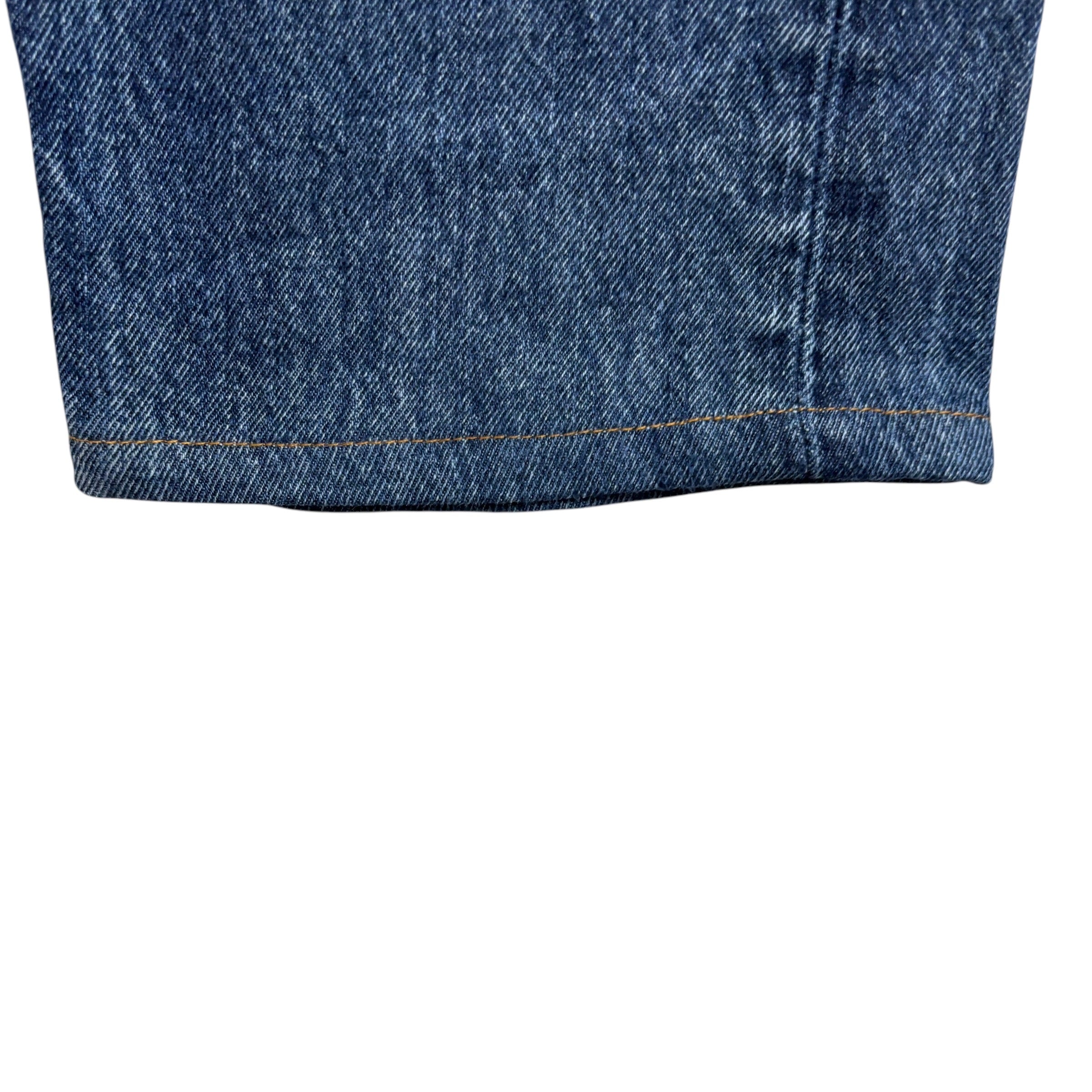 Levis 505 Jeans W31 L29 Mens Mid Blue Regular Straight Fit Denim (F)