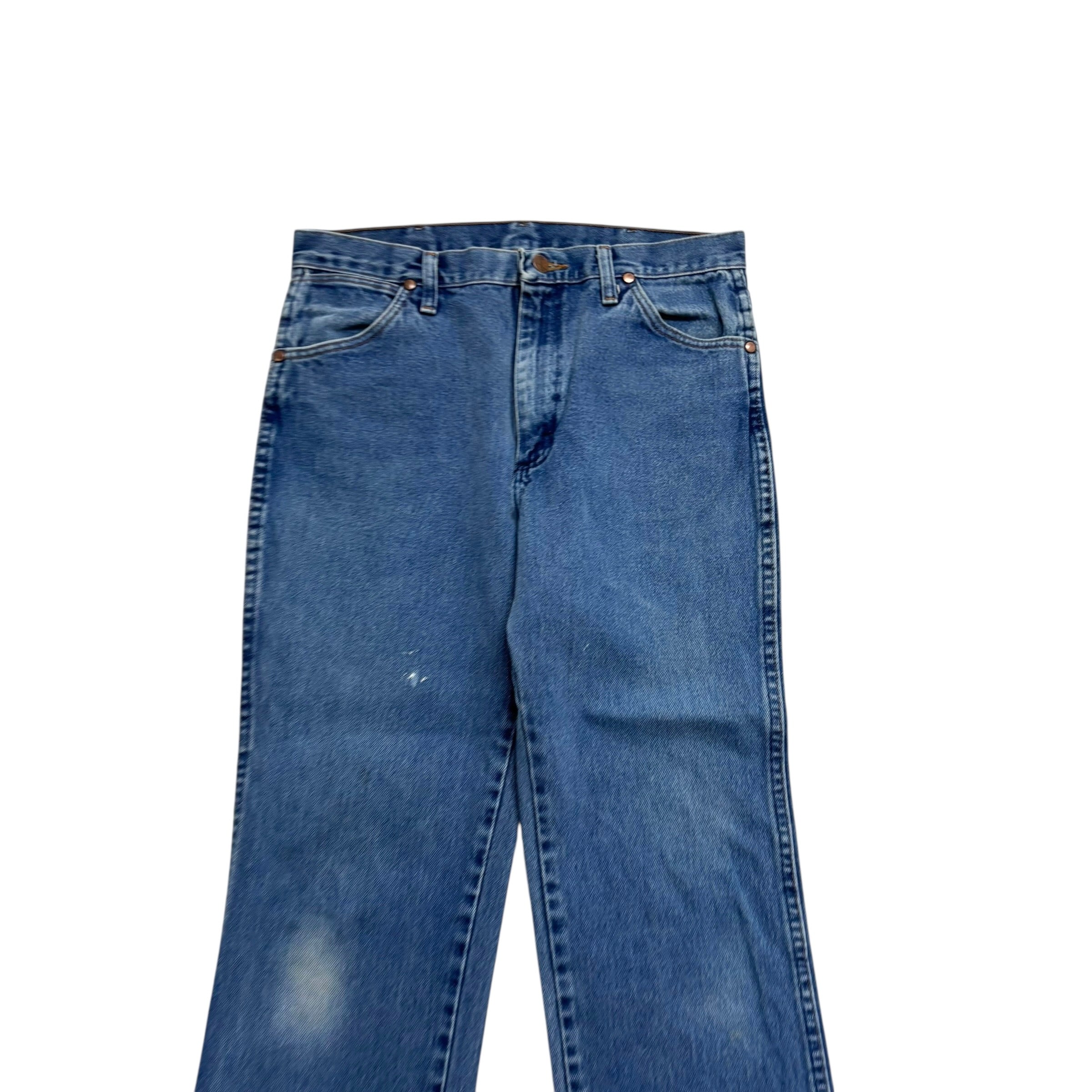 Wrangler Jeans Cowboy Cut W32 L32 Mens Mid Blue 936 Slim Fit Denim (F)