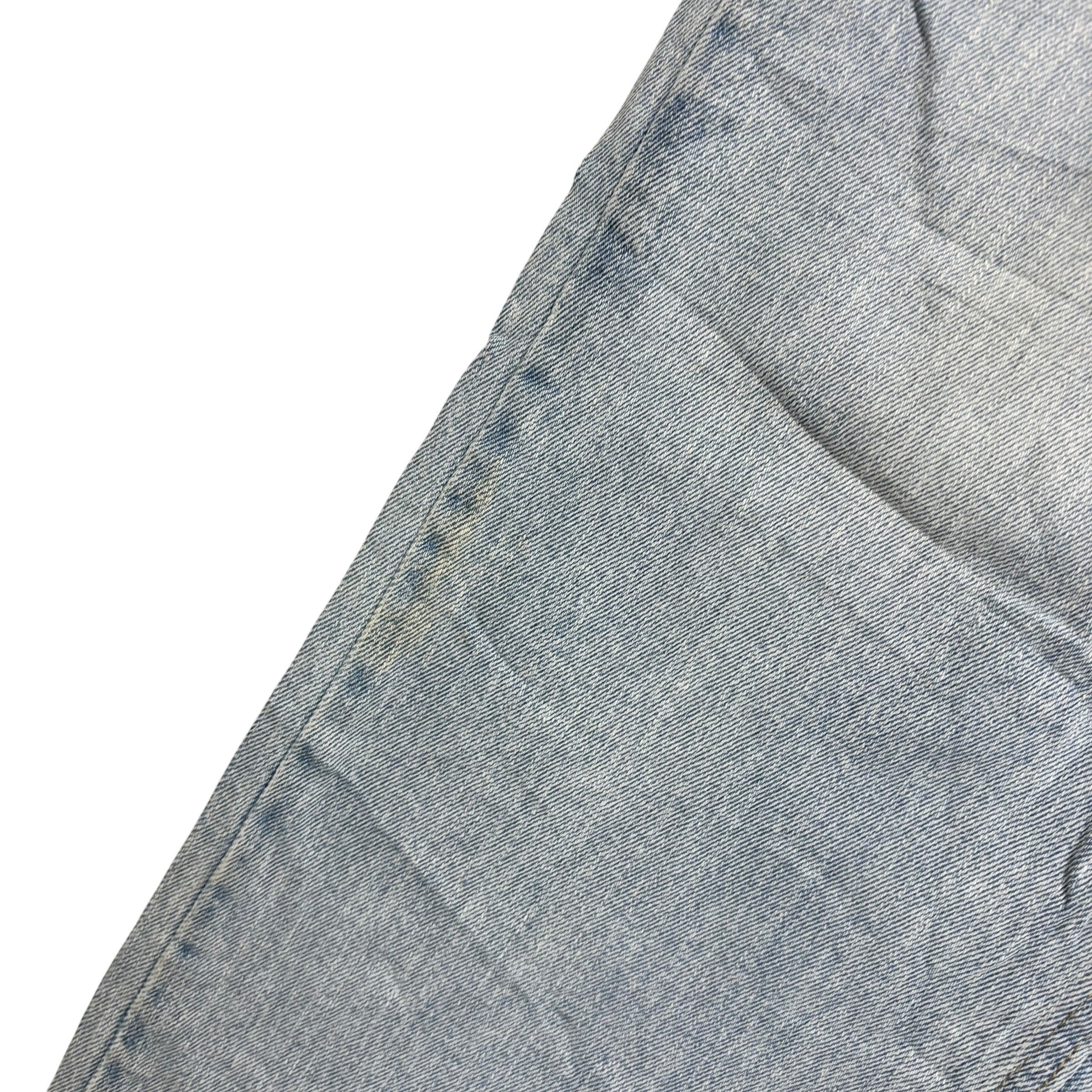 Wrangler Jeans W36 L30 Mens Light Blue Regular Straight Fit Stretch Denim (F)