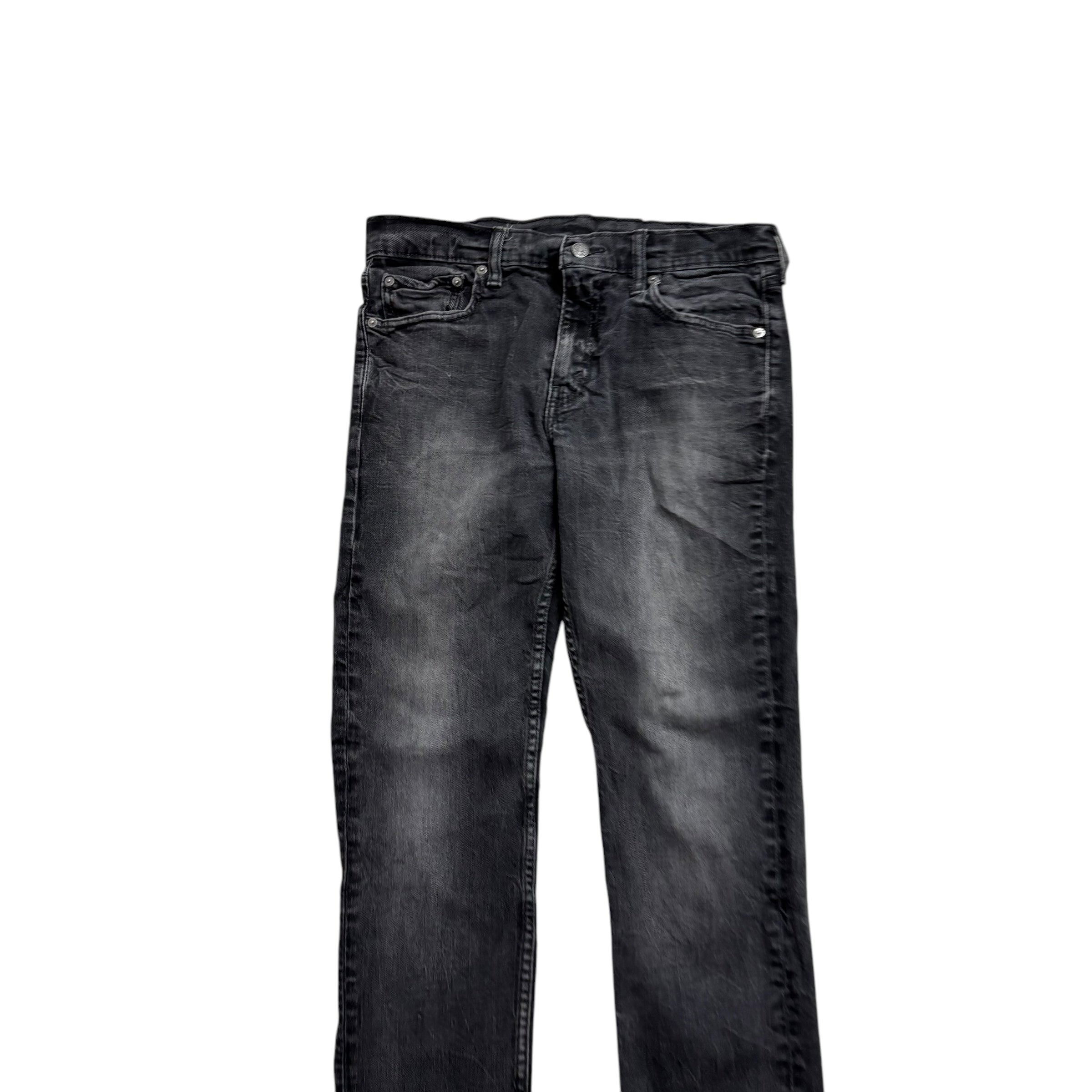 Levis 511 Jeans W33 L32 Mens Grey Slim Fit Stretch Denim
