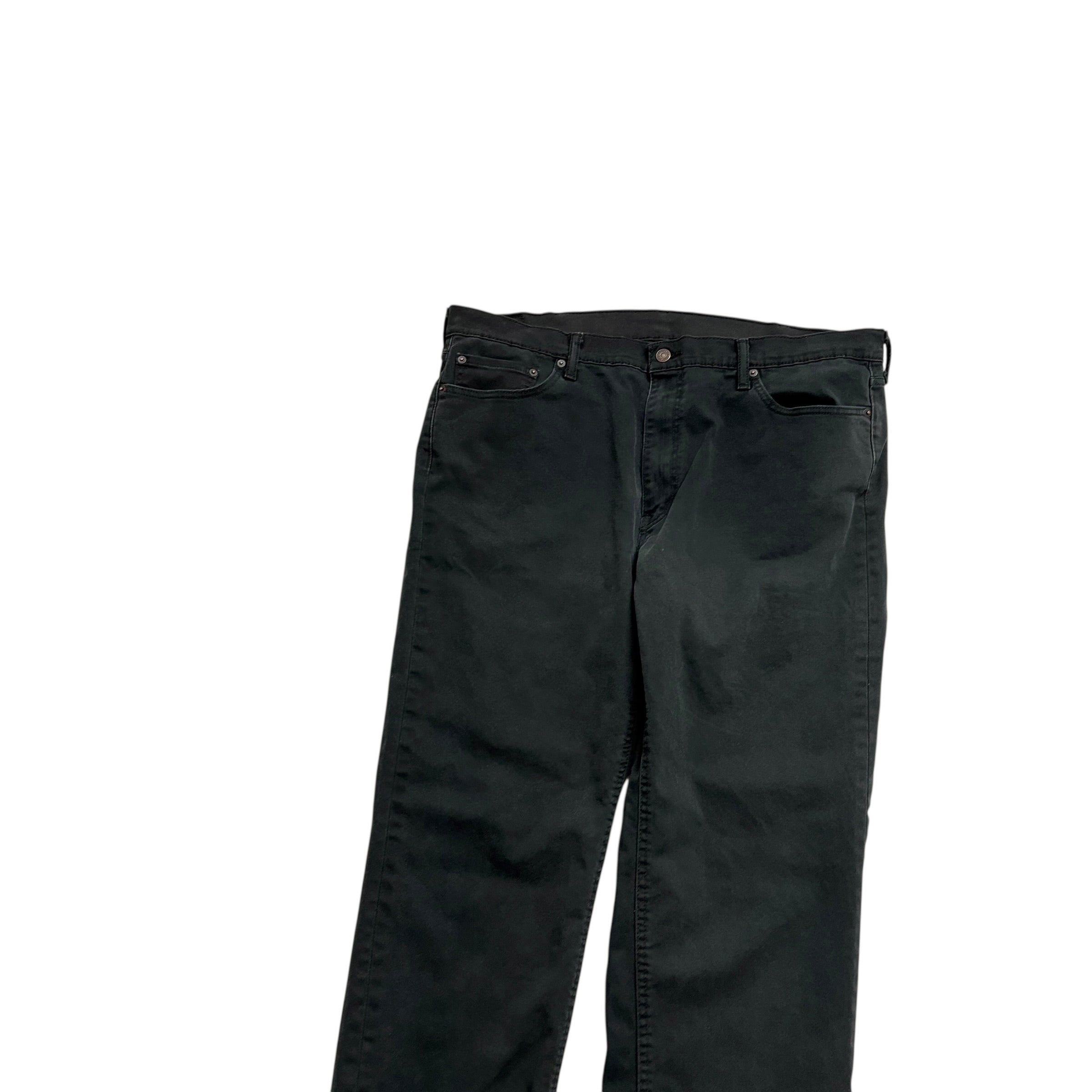 Levis 541 Jeans W40 L31 Mens Black Athletic Tapered Fit Stretch Denim (F)