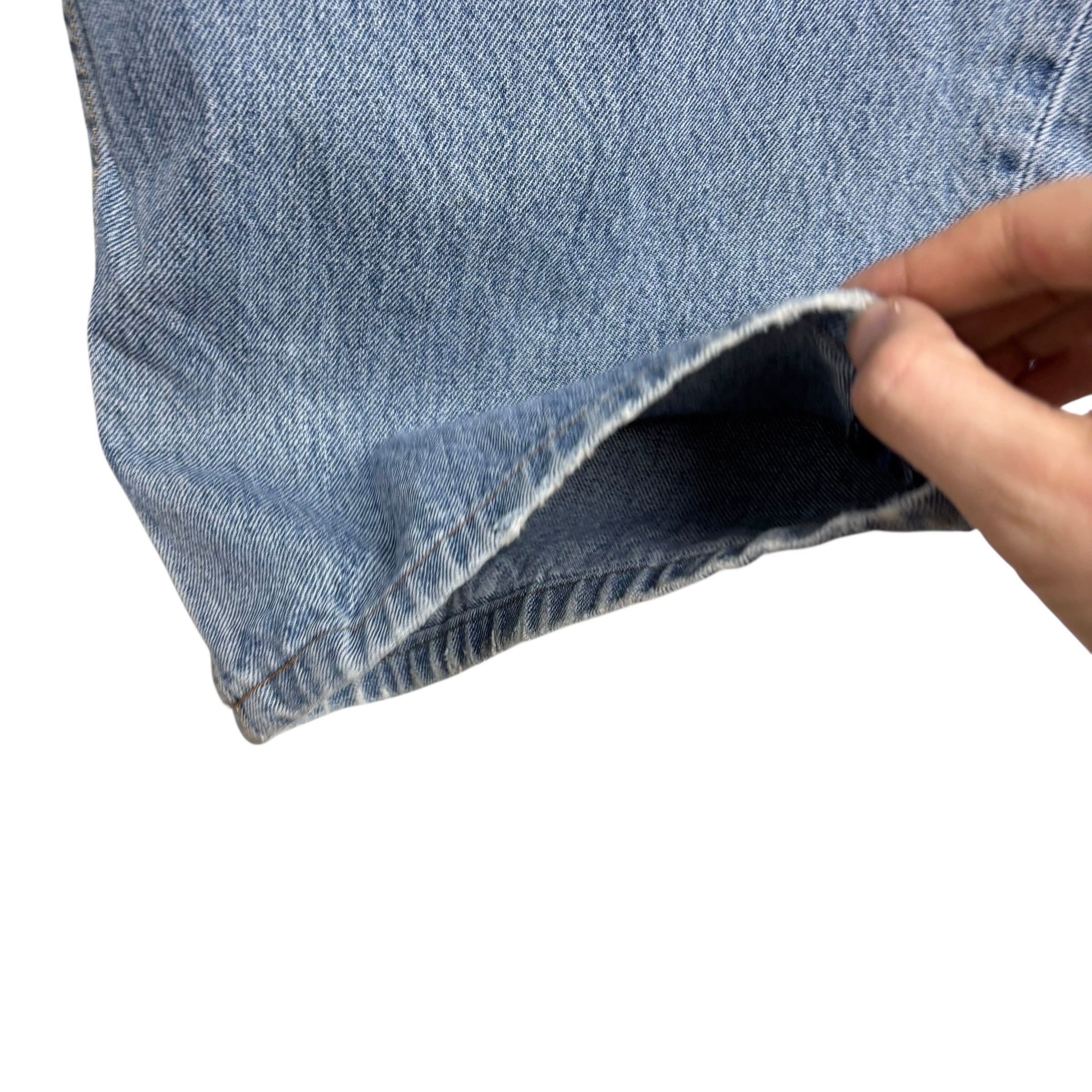 Levis 560 Jeans W48 L25 Mens Light Blue Baggy Relaxed Comfort Fit Denim