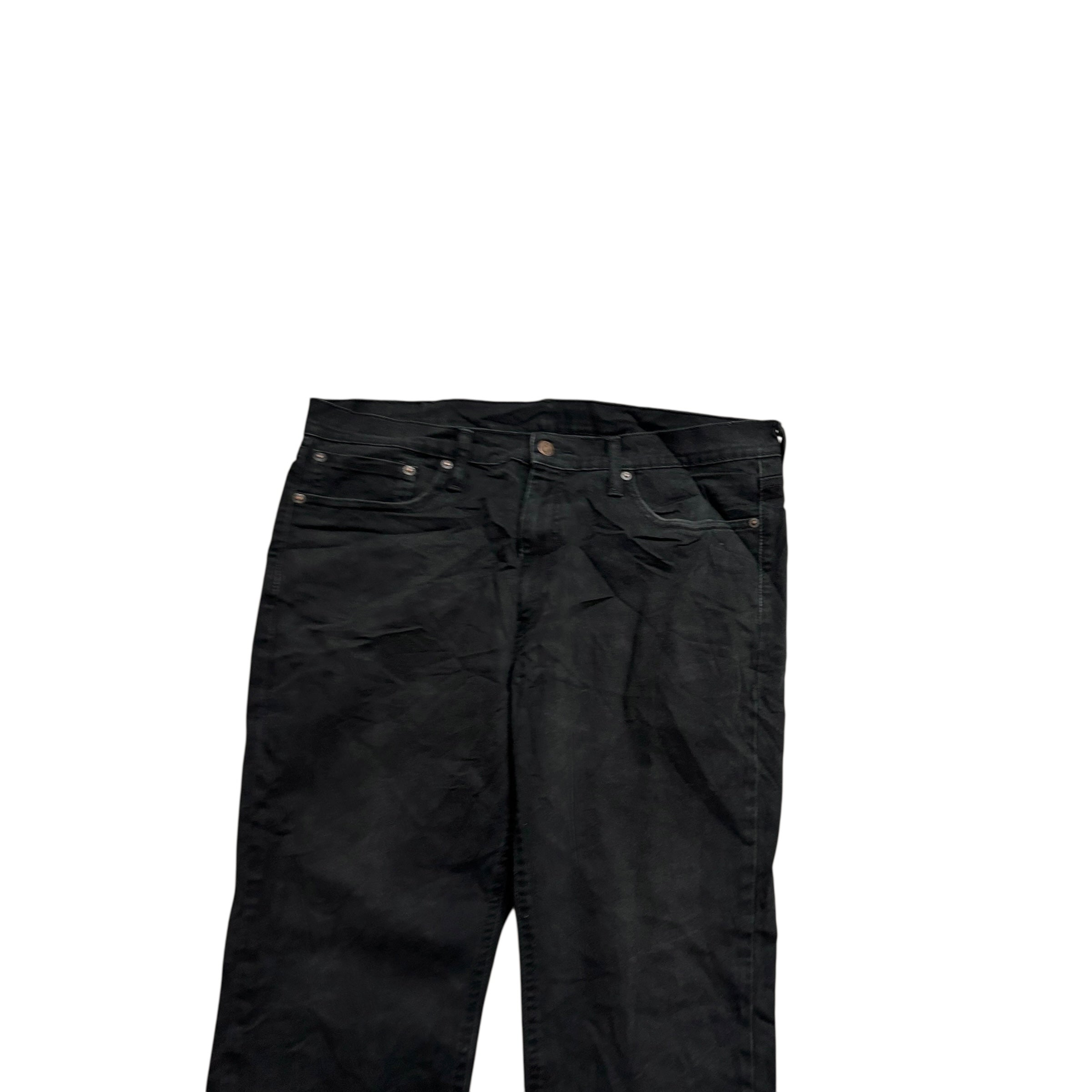 Levis 541 Jeans W36 L30 Mens Black Athletic Tapered Fit Stretch Denim