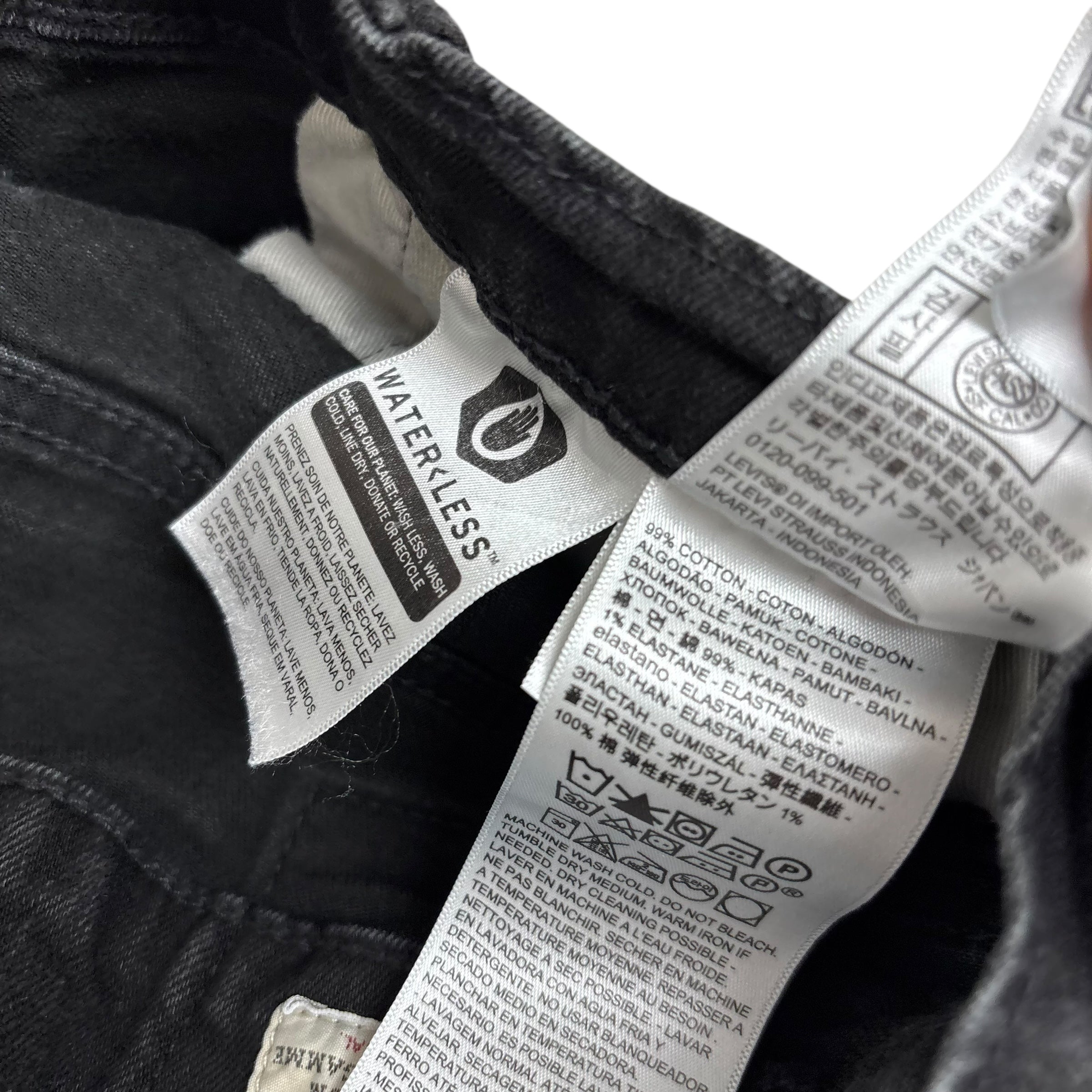 Levis 511 Jeans W31 L31 Mens Black Slim Fit Stretch Premium Denim