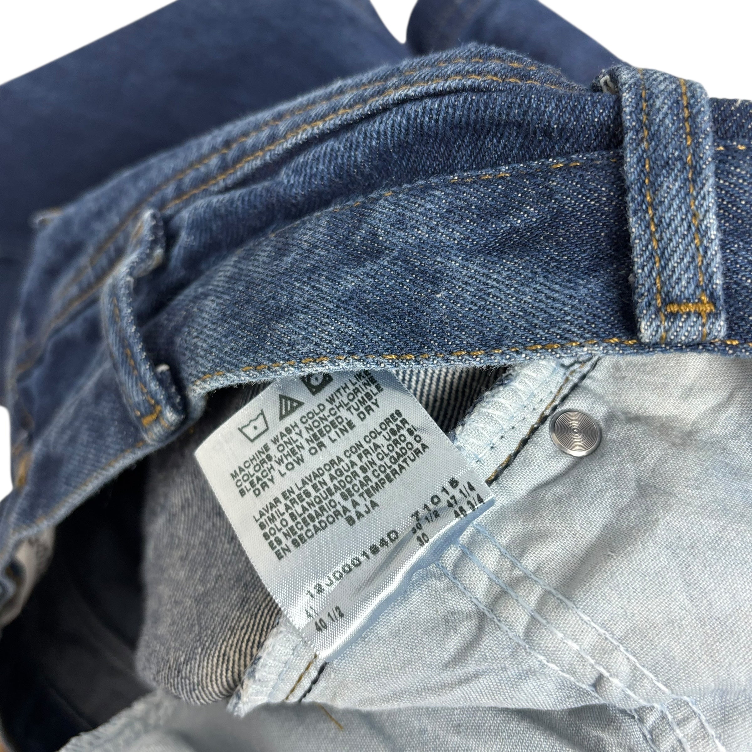 Lee Jeans W40 L30 Mens Dark Blue Relaxed Straight Fit Vintage Denim (E)
