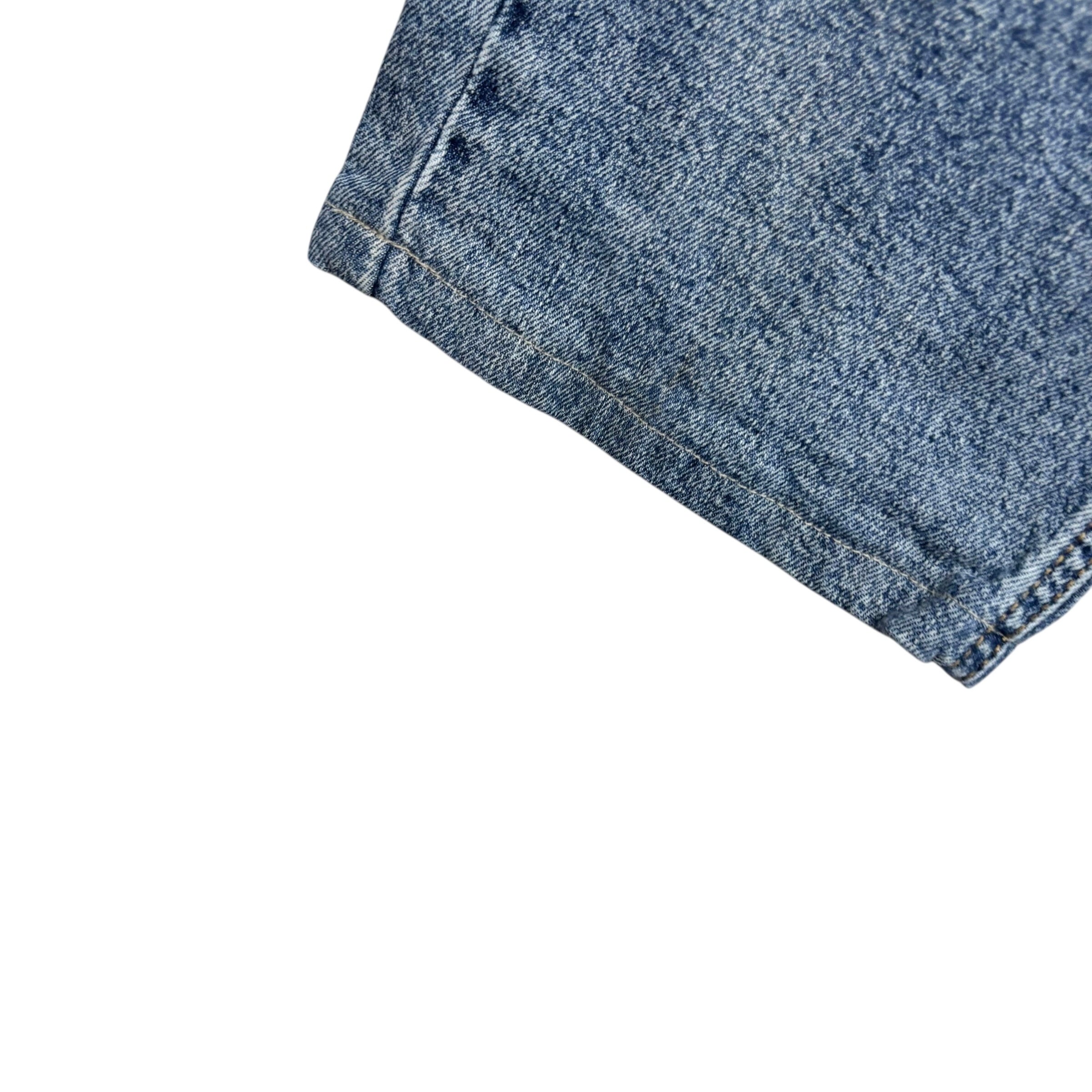 Levis 541 Jeans W32 L29 Mens Mid Blue Athletic Tapered Fit Stretch Denim (F)