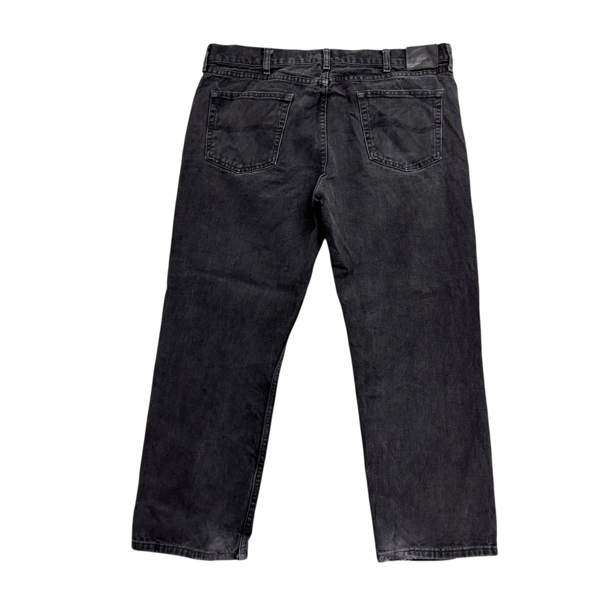 Lee Jeans W40 L29 Mens Black Regular Straight Fit Denim (F)