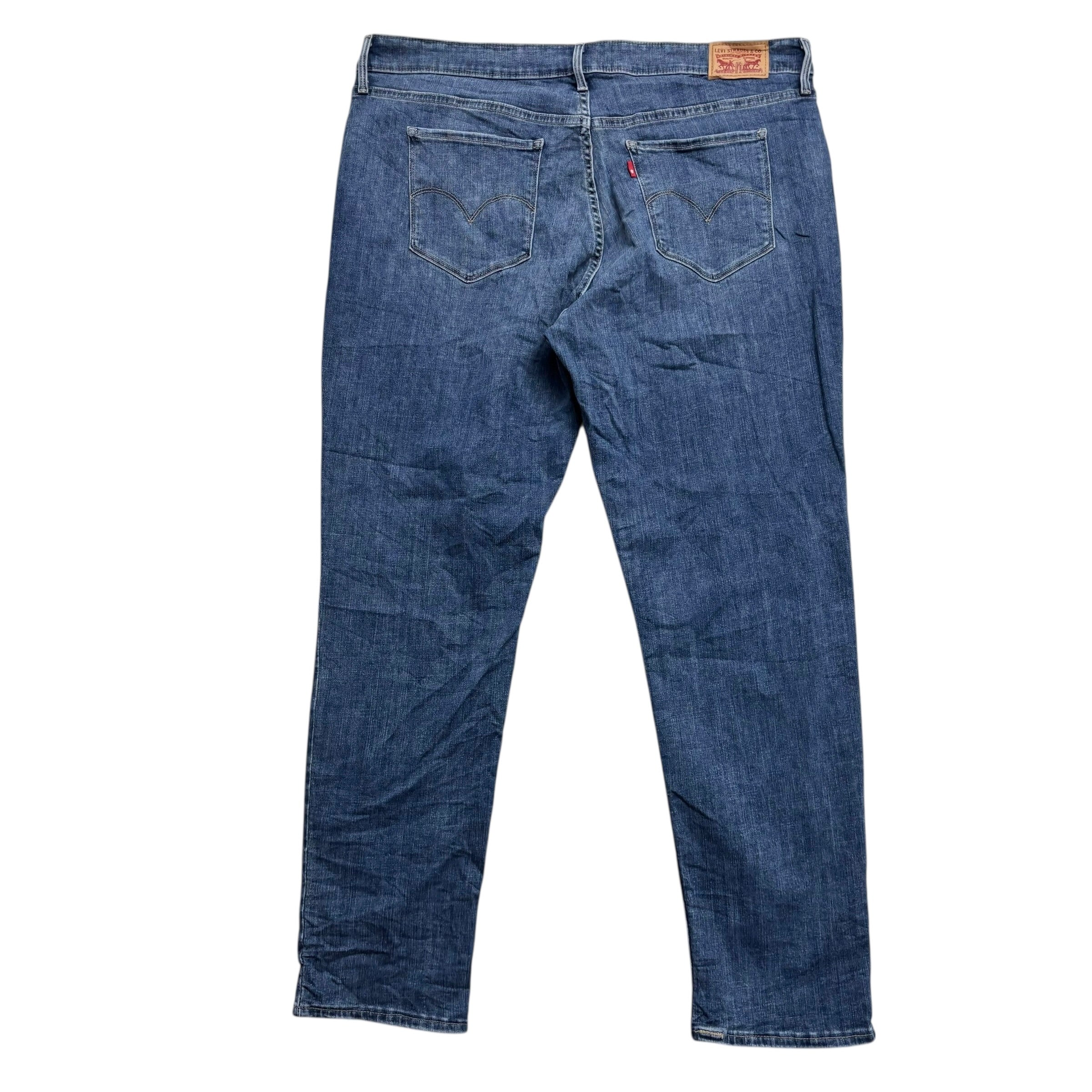 Levis 311 Jeans W38 L30 Womens Mid Blue Shaping Skinny Fit Stretch Denim