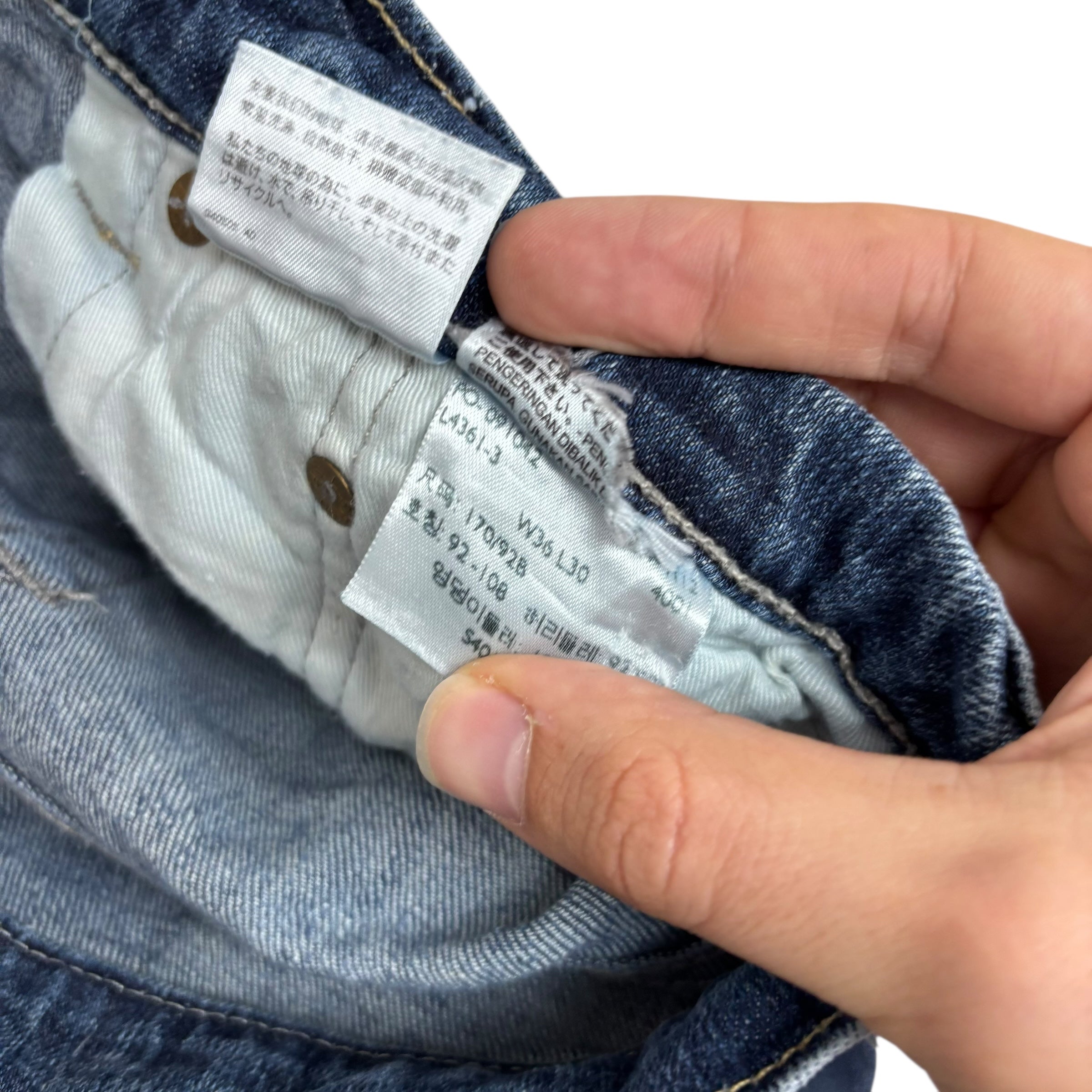 Levis 513 Jeans W36 L28 Mens Mid Blue Slim Straight Fit Stretch Denim