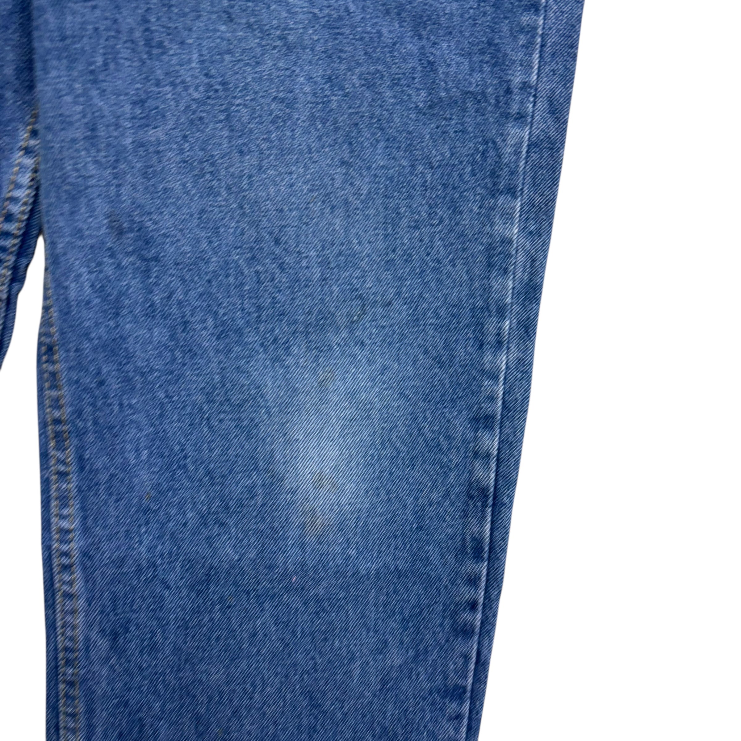 Lee Jeans W35 L27 Mens Mid Blue Regular Straight Fit Vintage Denim