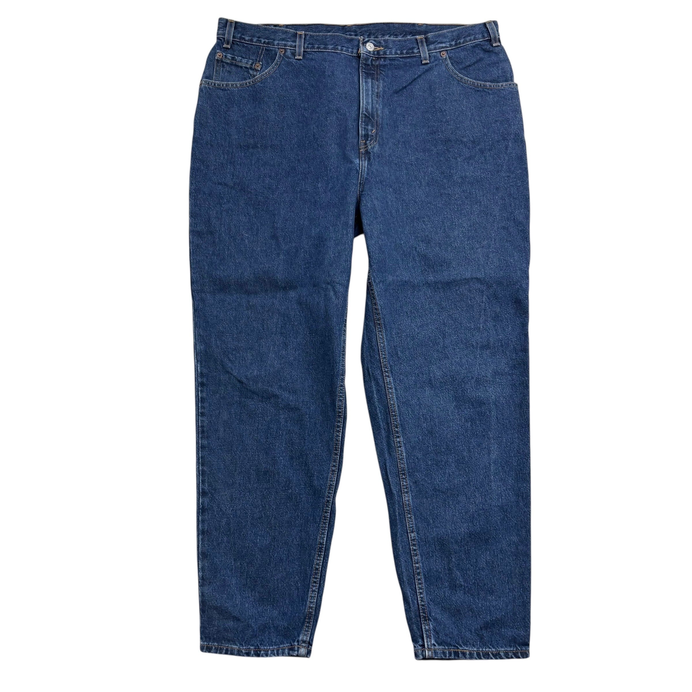 Levis 550 Jeans W42 L32 Womens Dark Blue Relaxed Tapered Fit Vintage (E)