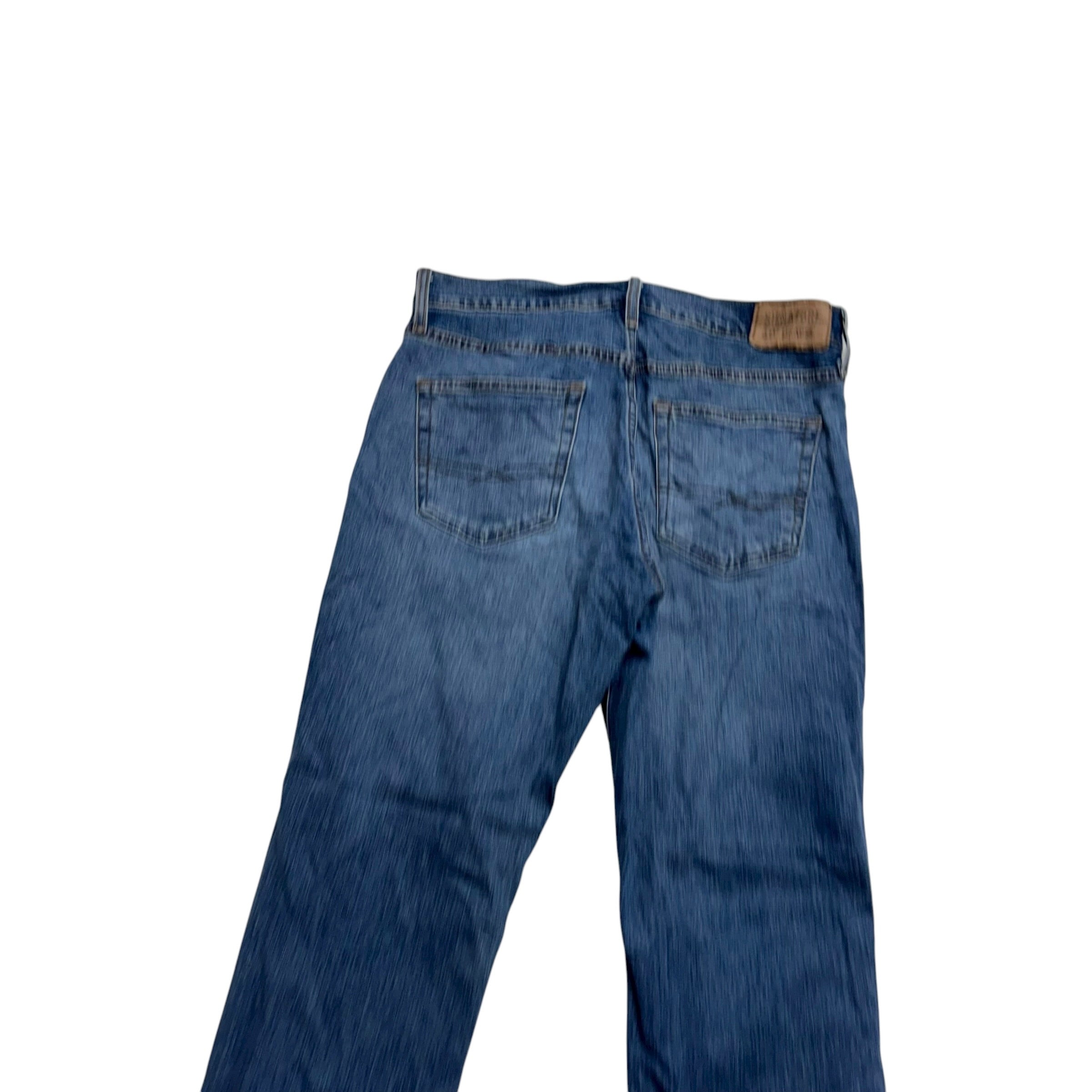 Levis Signature Jeans W32 L30 Mens Mid Blue Athletic Tapered Fit Stretch (E)