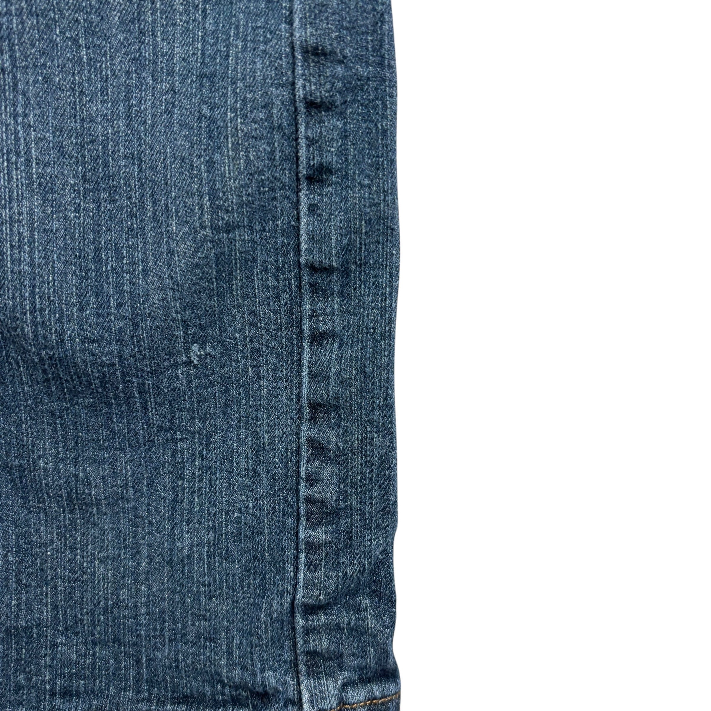 Levis Signature Jeans W36 L29 Mens Dark Blue Regular Straight Fit Stretch Denim