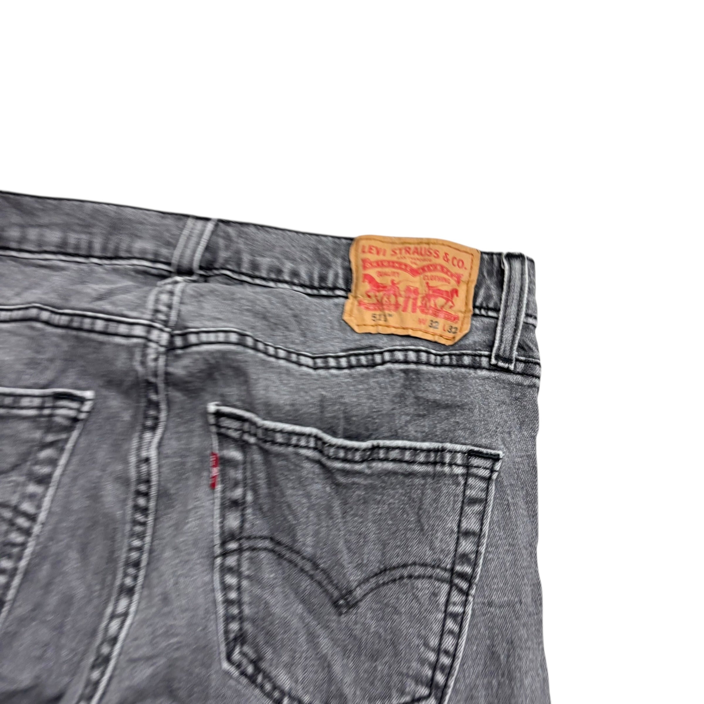 Levis 511 Jeans W31 L30 Mens Grey Slim Fit Stretch Denim (E)