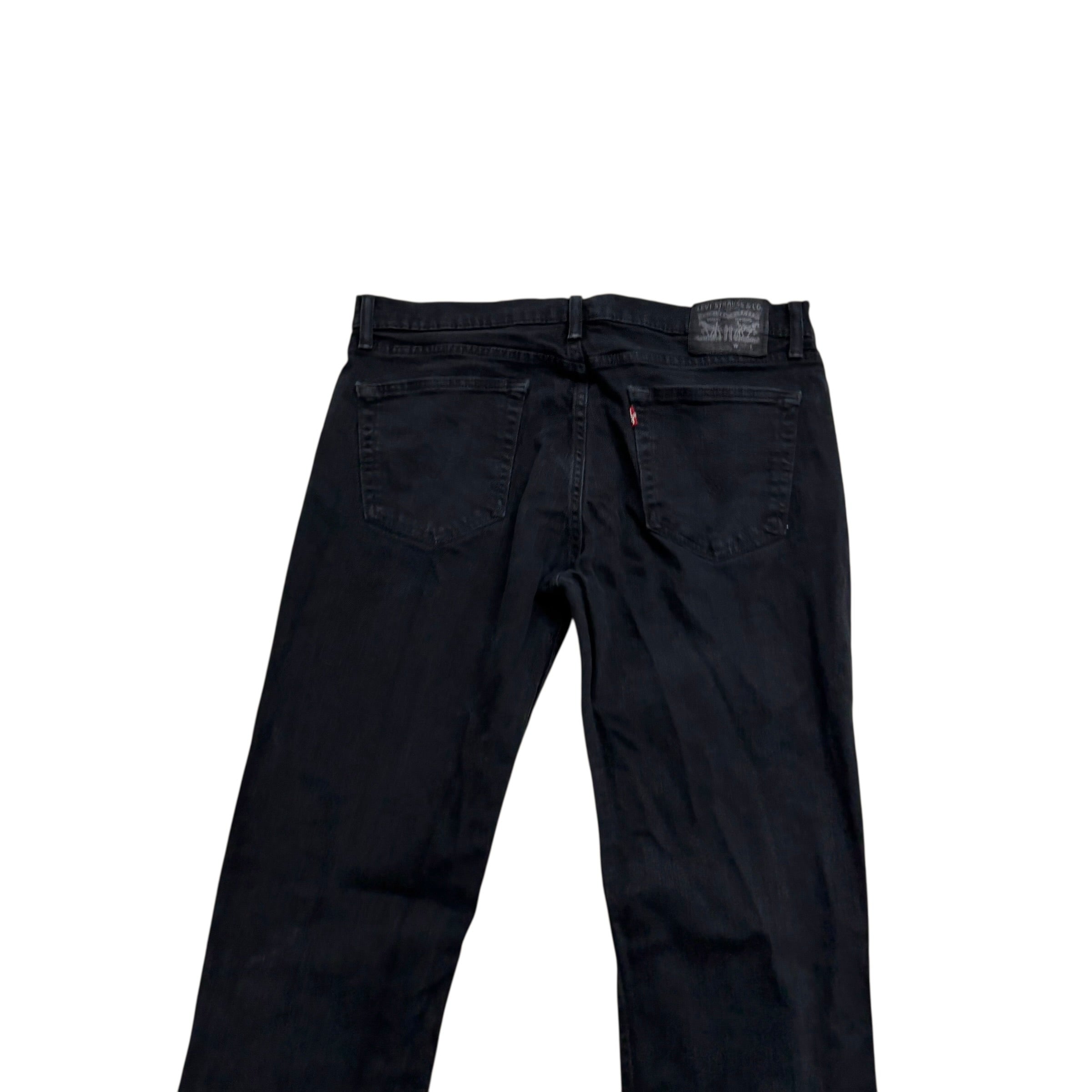 Levis 511 Jeans W36 L36 Mens Black Slim Fit Stretch Denim