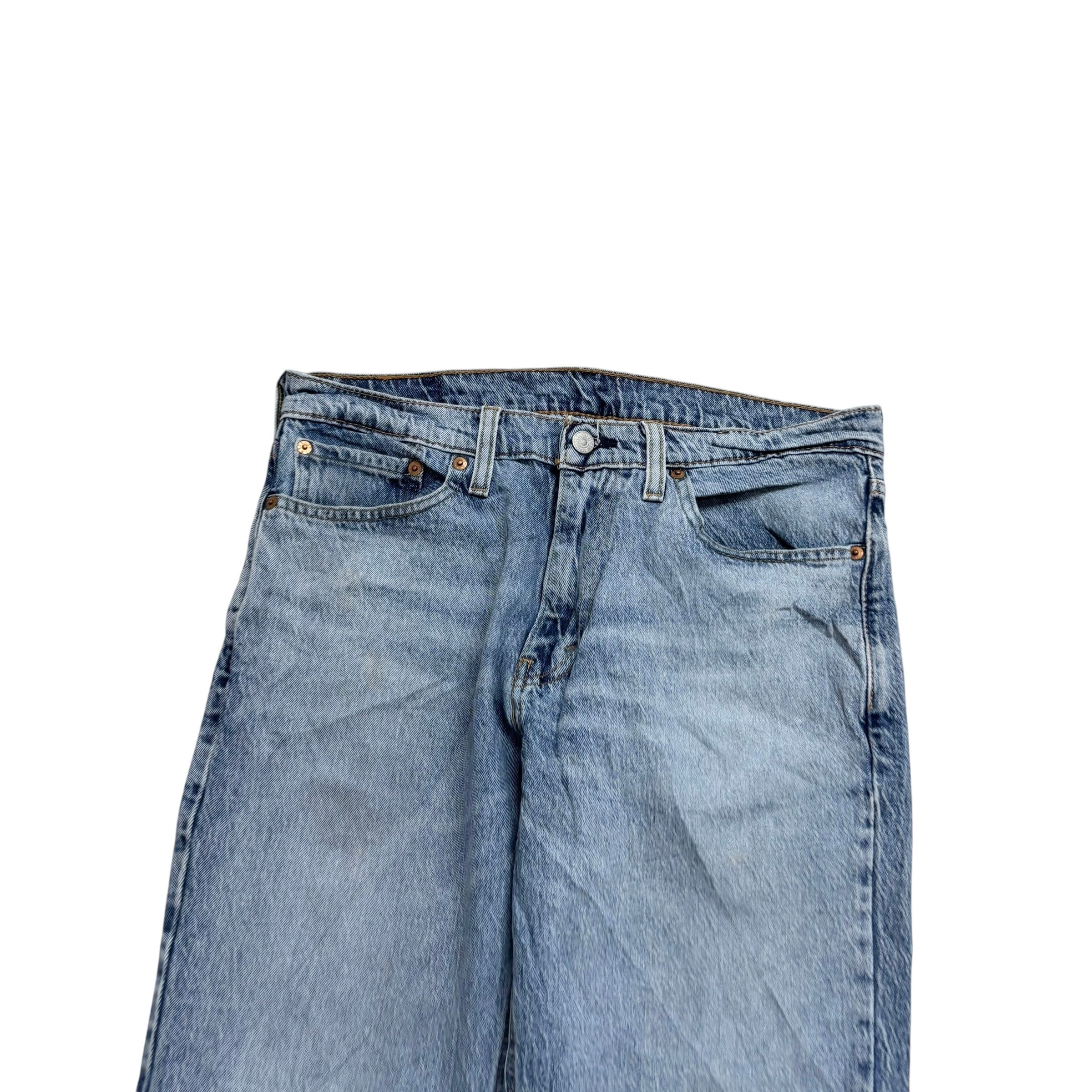 Levis 541 Jeans W32 L30 Mens Light Blue Athletic Tapered Fit Stretch Denim