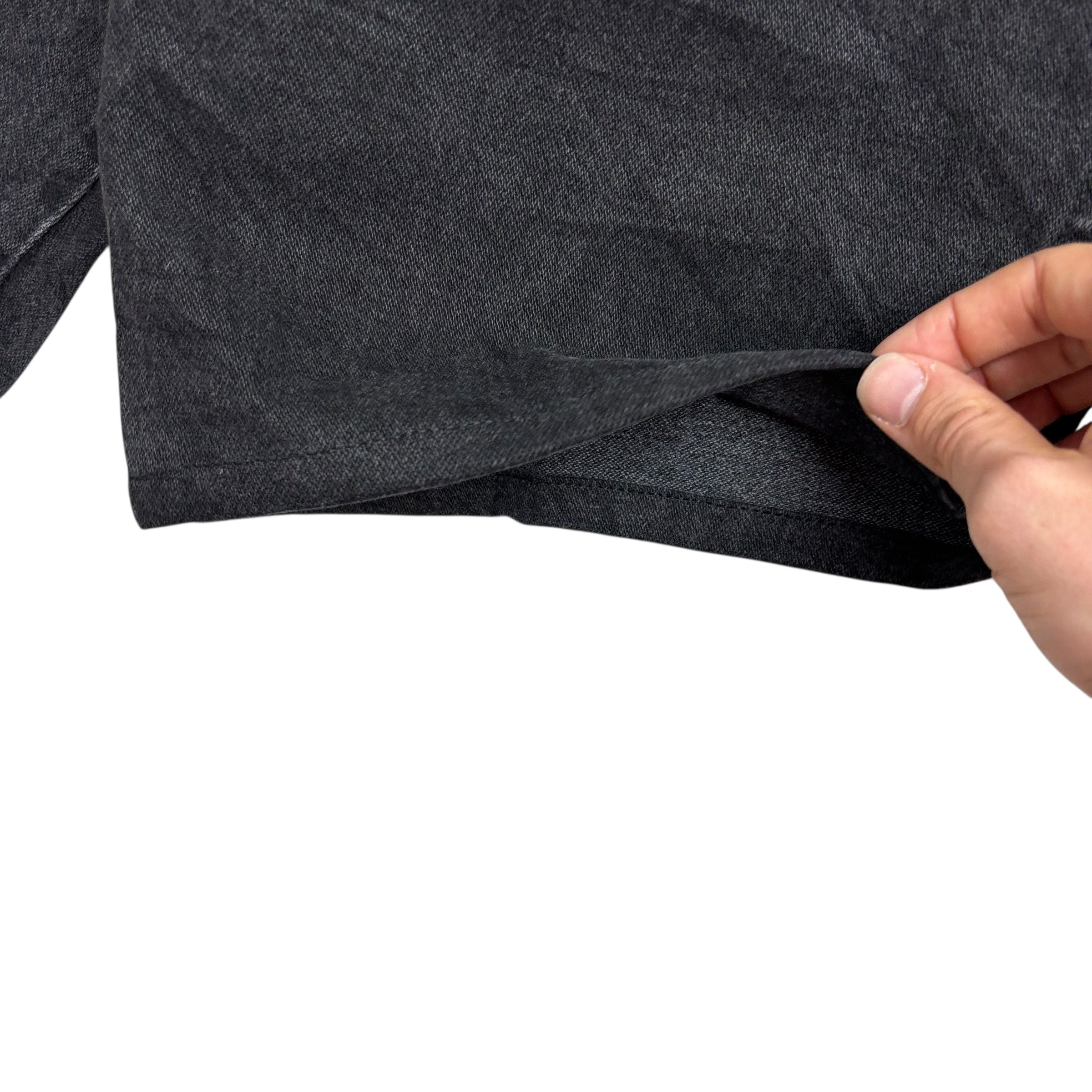 Wrangler Denim Shorts W36 Mens Black 8in Slim Fit