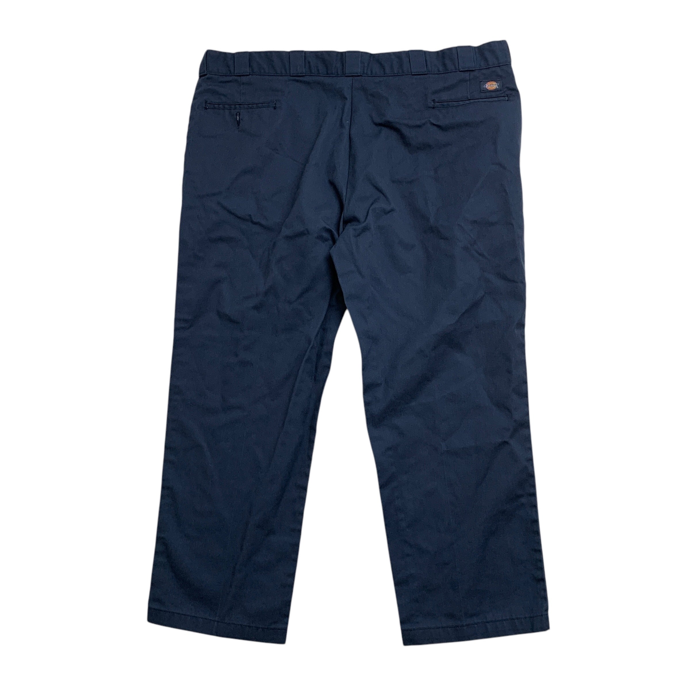 Dickies 874 Trousers W50 L30 Mens Blue Pants Original Straight Fit (E)