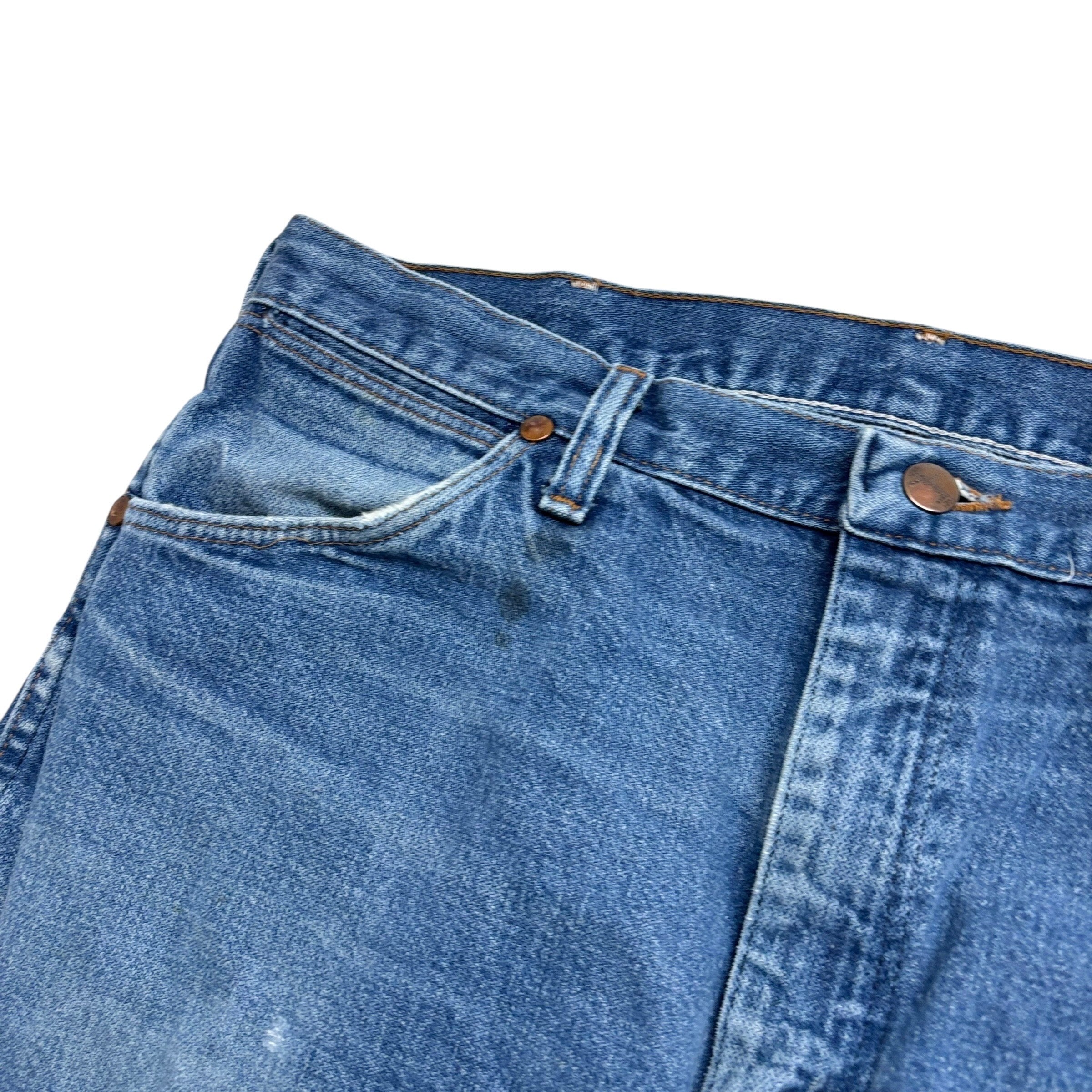 Wrangler Jeans Cowboy Cut W33 L30 Mens Mid Blue 13MWZ Vintage USA Made