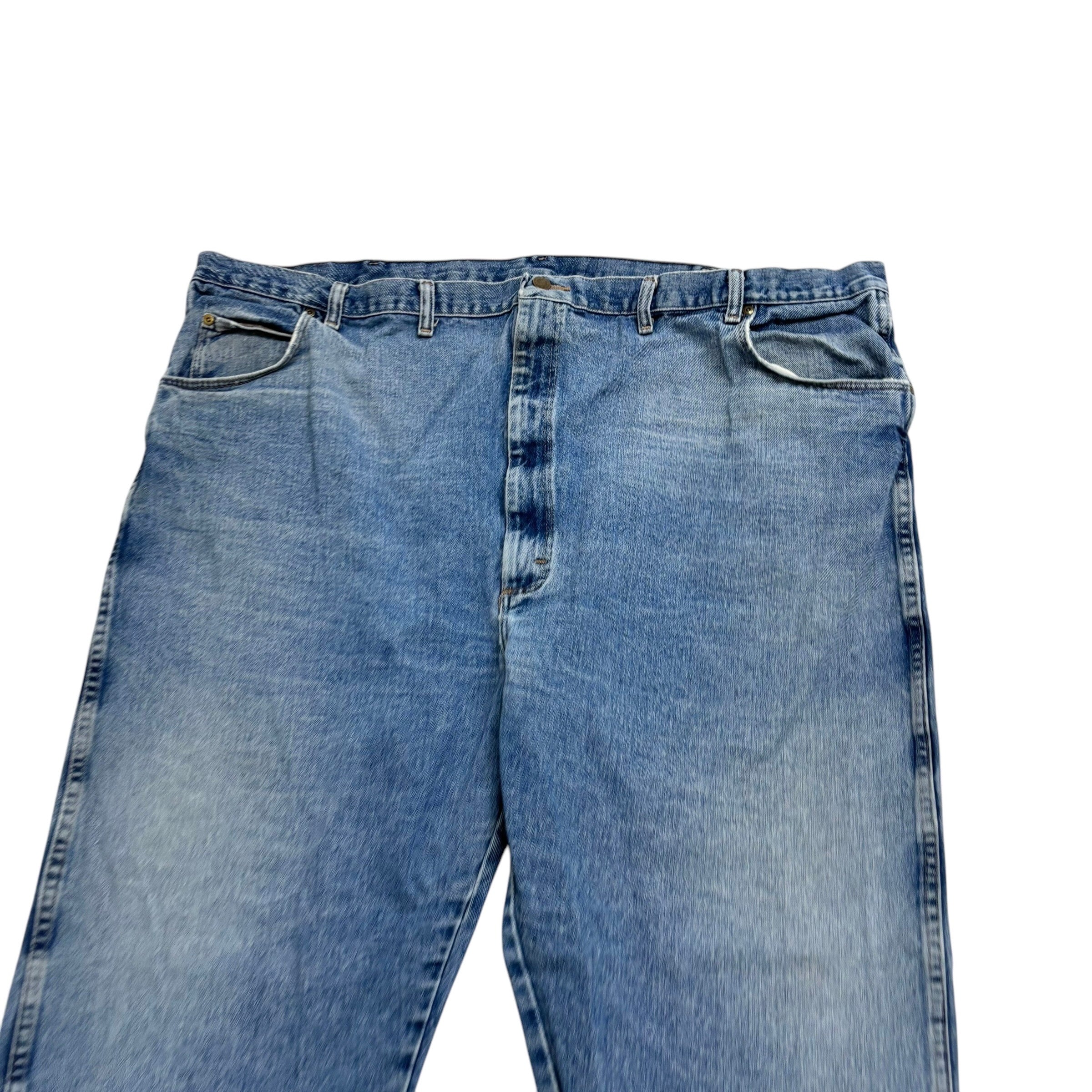 Lee Jeans W52 L27 Mens Mid Blue Relaxed Straight Fit Baggy Denim