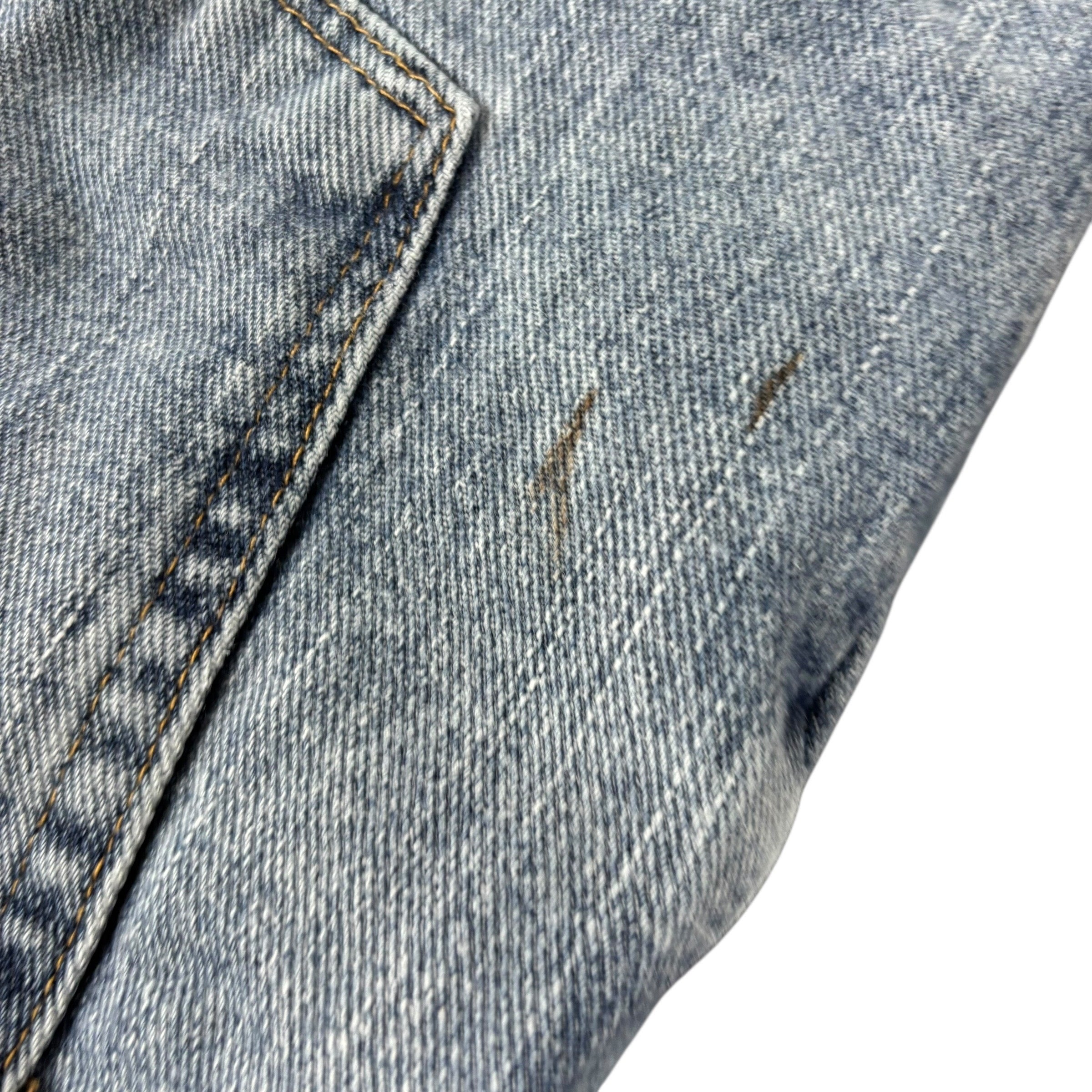 Wrangler Jeans W40 L29 Mens Light Blue Relaxed Tapered Fit Vintage Denim