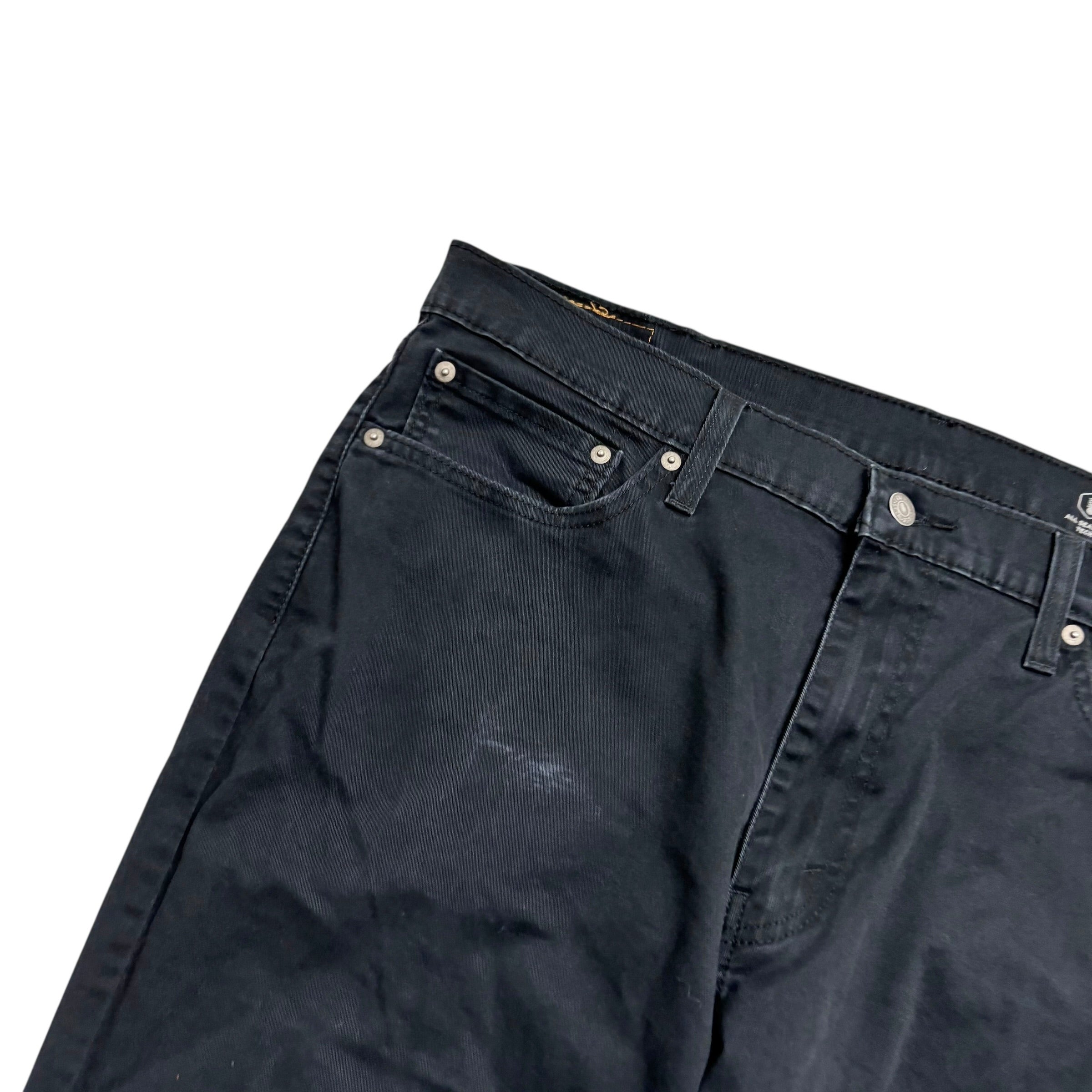 Levis 541 Trousers W38 L33 Mens Navy Blue Athletic Tapered Fit Stretch Pants