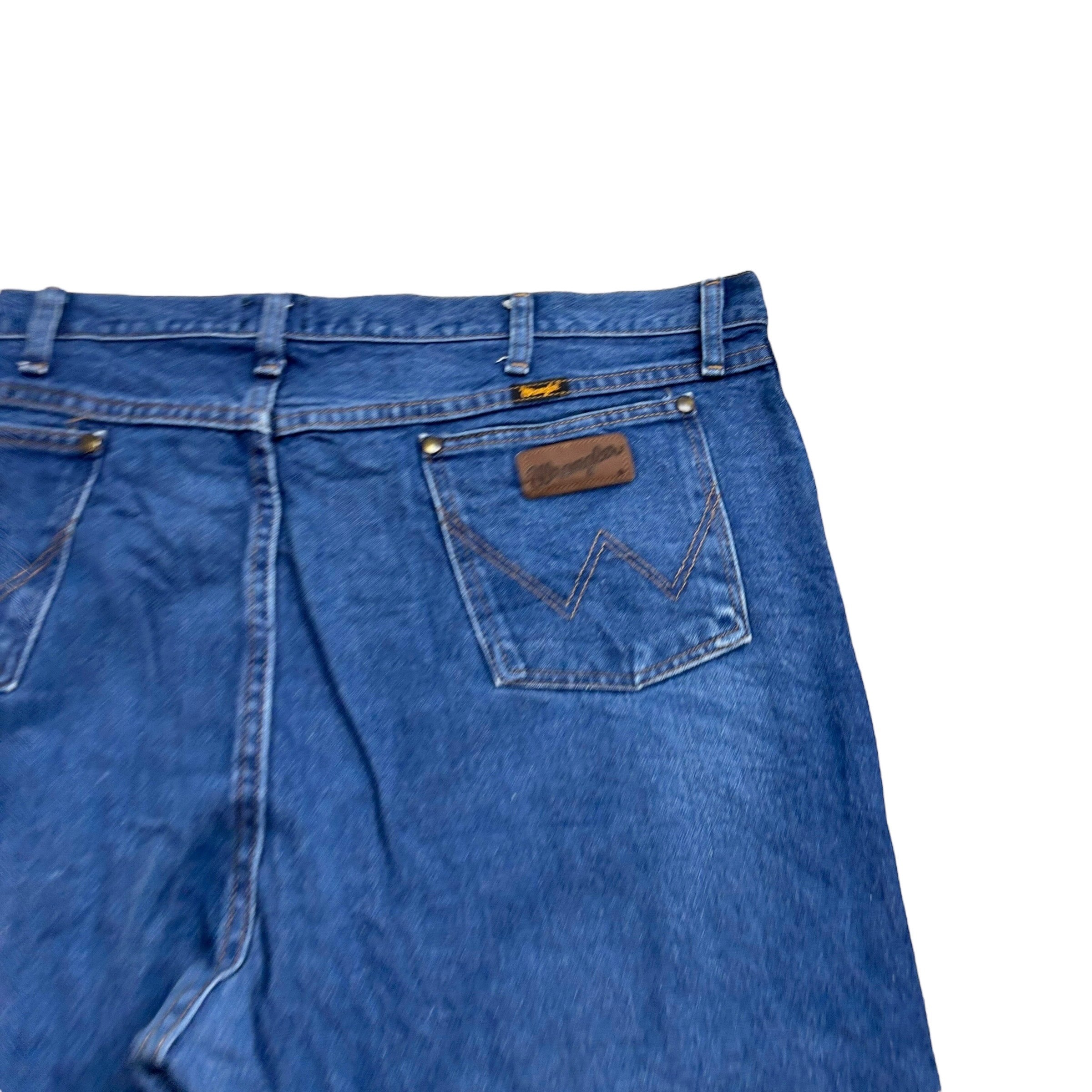Wrangler Jeans Cowboy Cut W44 L30 Mens Mid Blue 47MWZ Original Fit Denim (E)