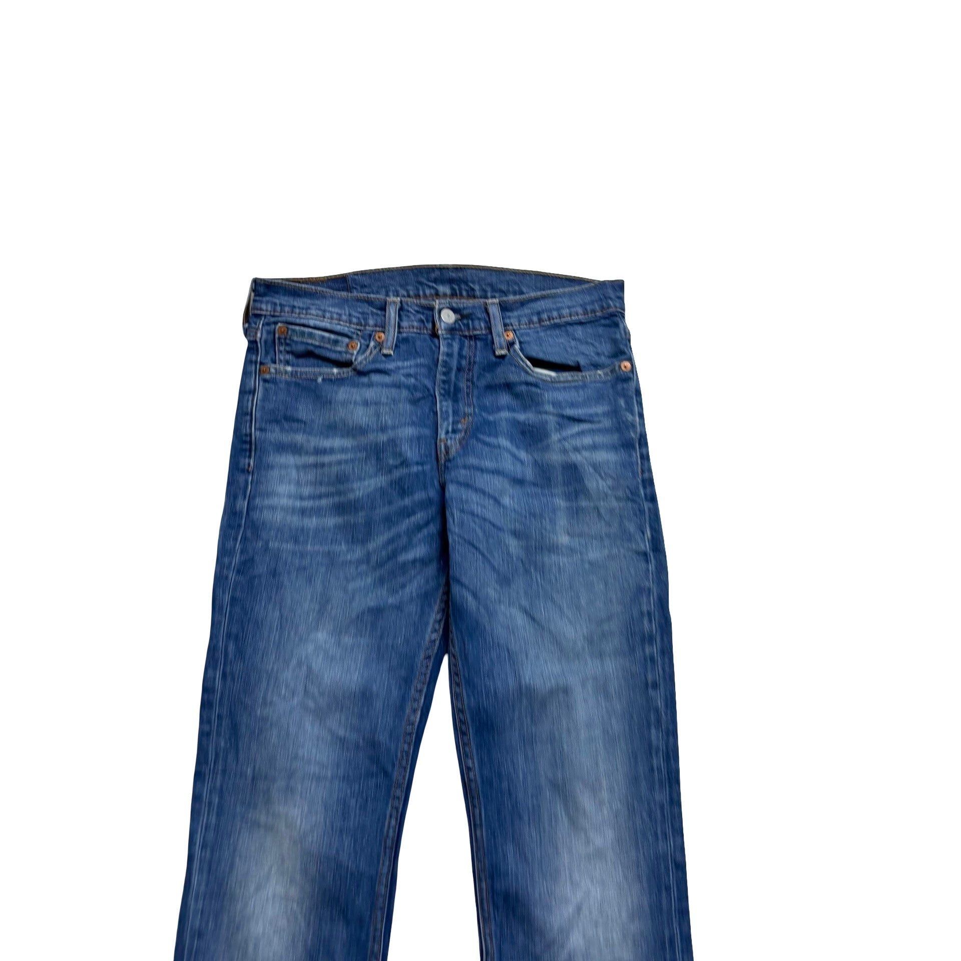 Levis 511 Jeans W31 L32 Mens Mid Blue Slim Fit Stretch Denim (E)