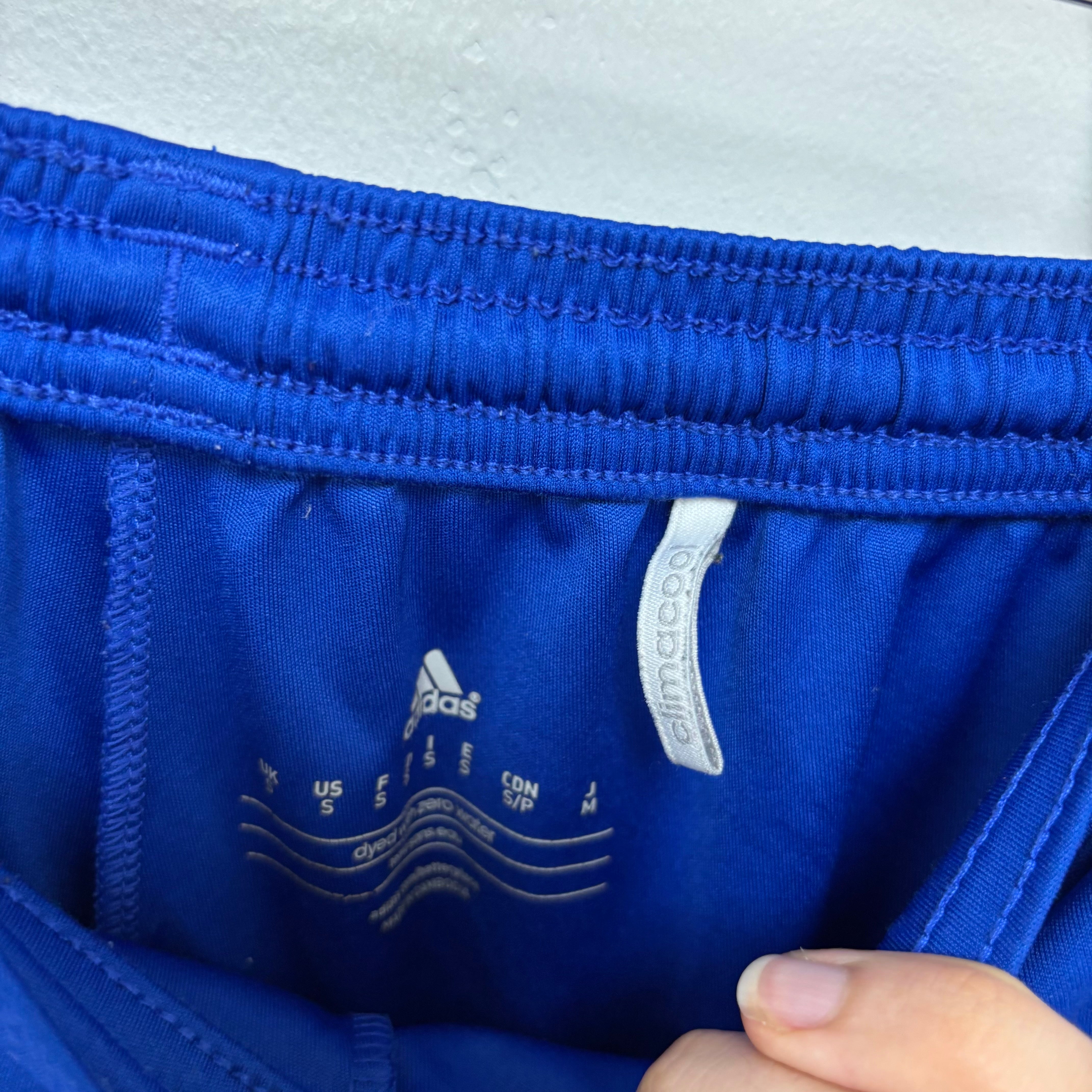 Adidas Shorts Mens Small Blue Sports Running Gym Athletic (E)