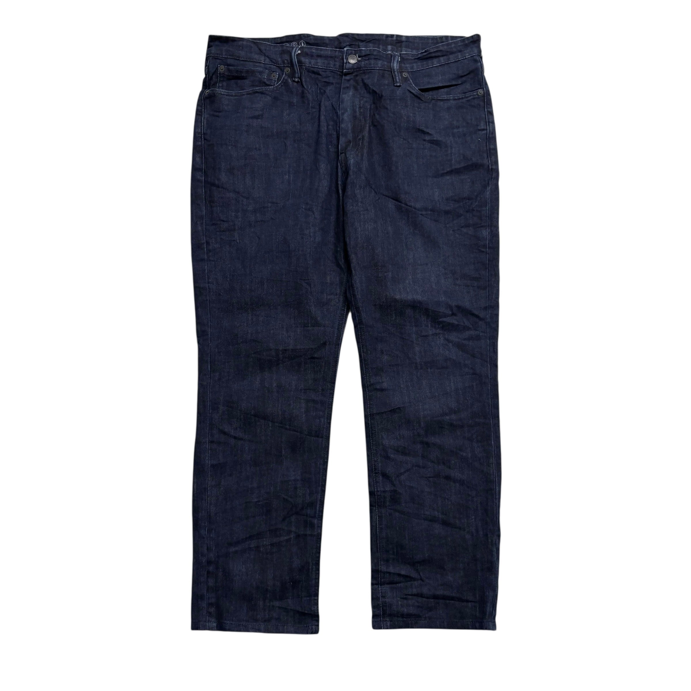 Levis Commuter Jeans W38 L30 Mens Navy Blue Straight Fit Stretch Denim (E)