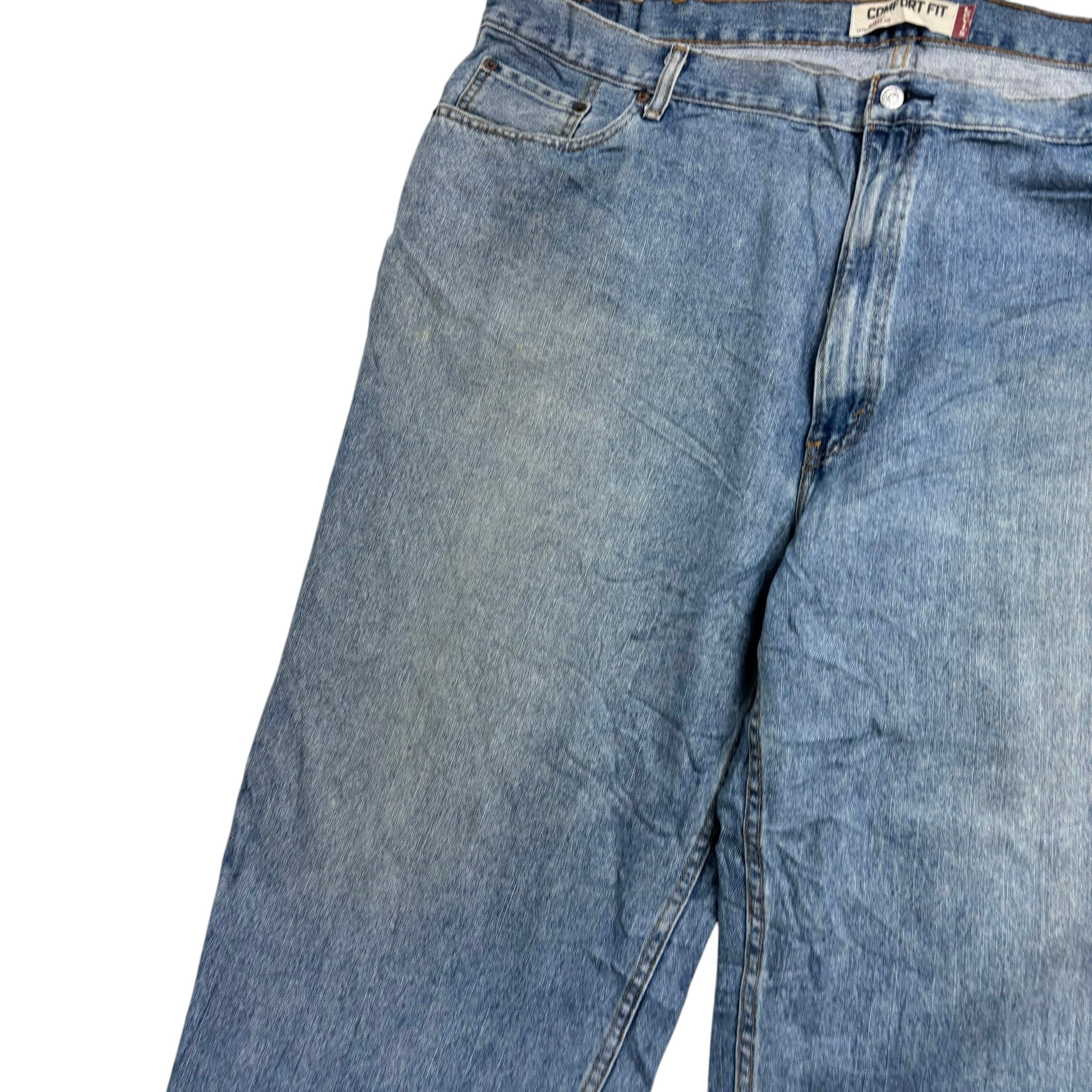 Levis 560 Jeans W50 L30 Mens Light Blue Baggy Relaxed Comfort Fit Vintage Denim