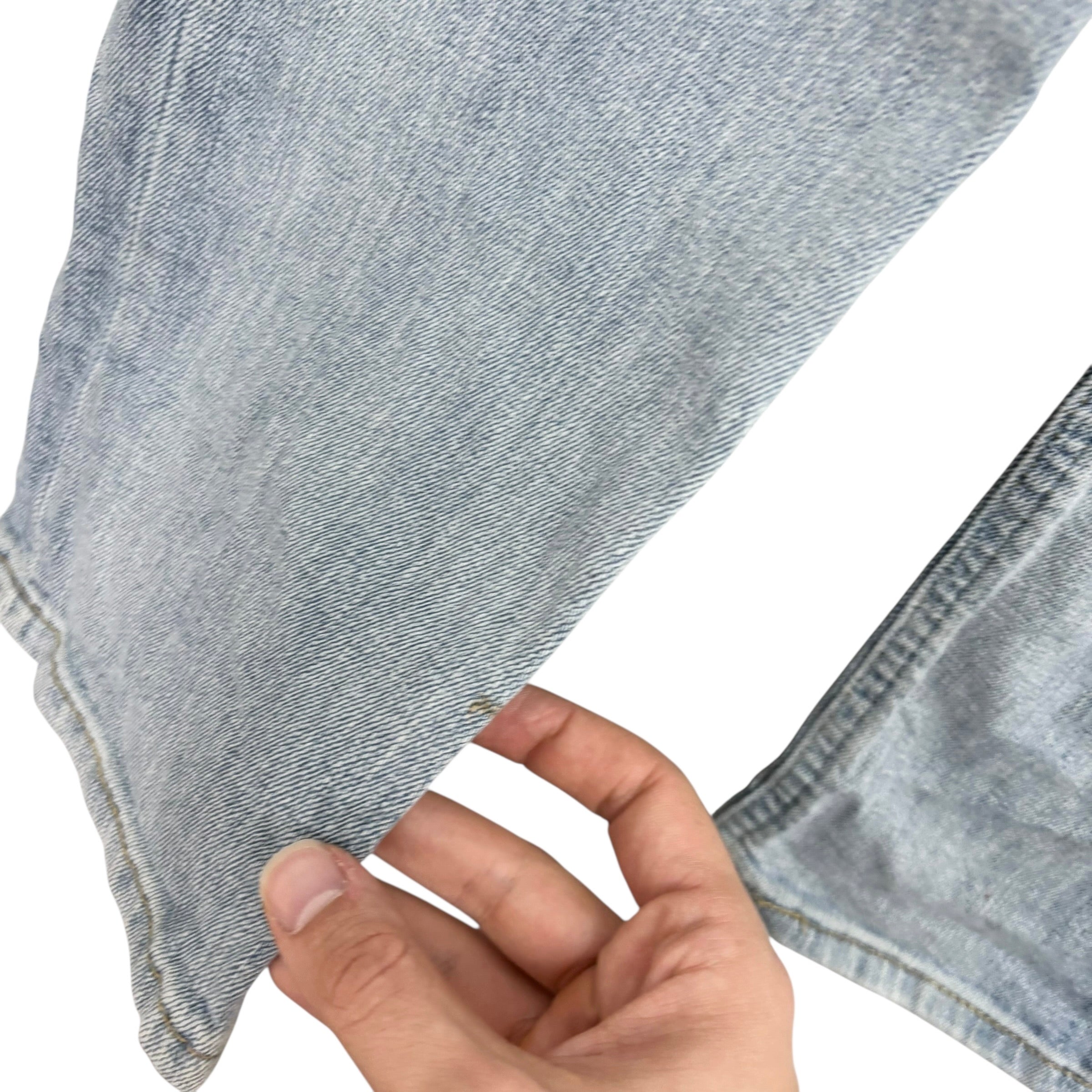 Levis 541 Jeans W32 L32 Mens Light Blue Athletic Tapered Fit Stretch Denim