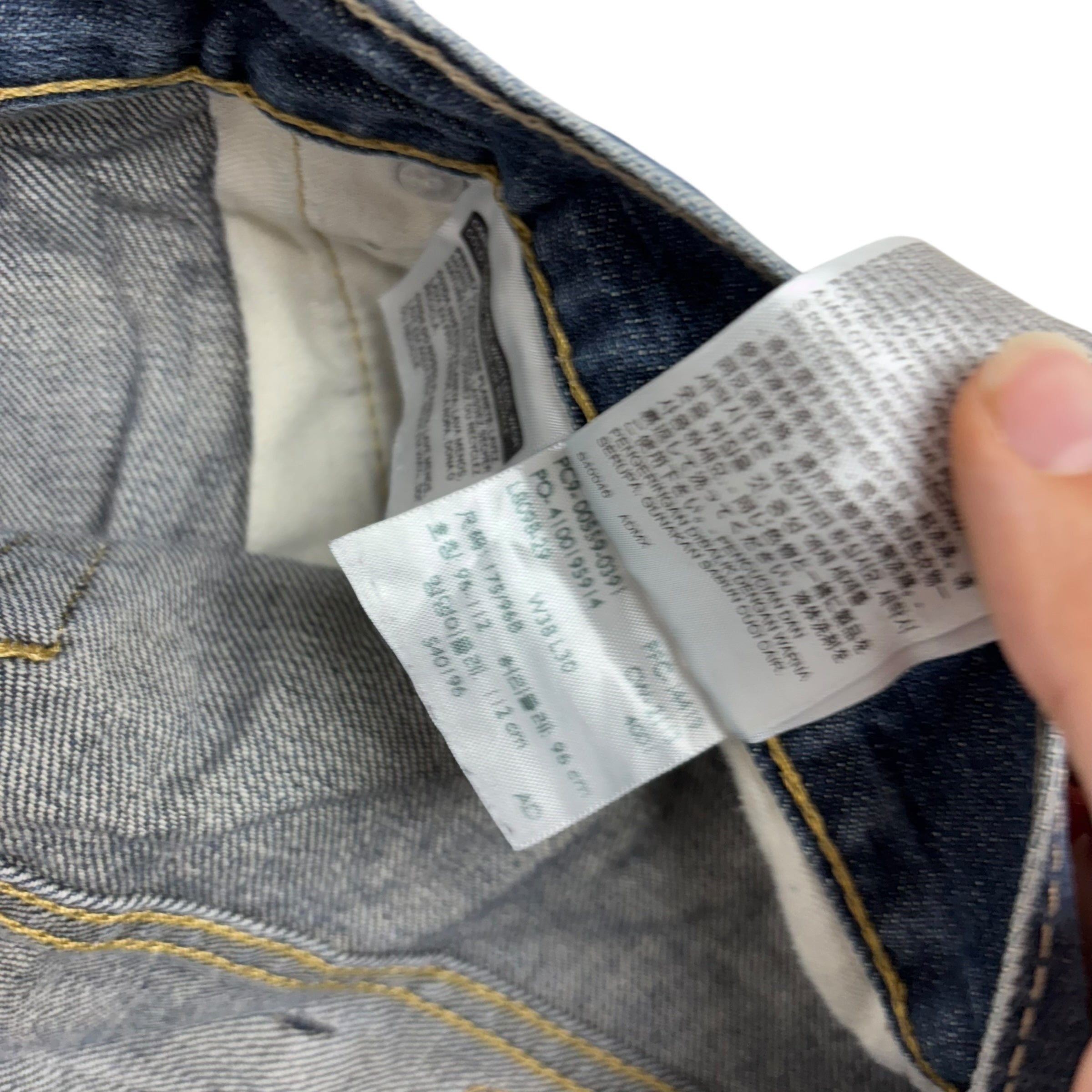 Levis 559 Jeans W38 L30 Mens Dark Blue Baggy Relaxed Straight Fit Denim