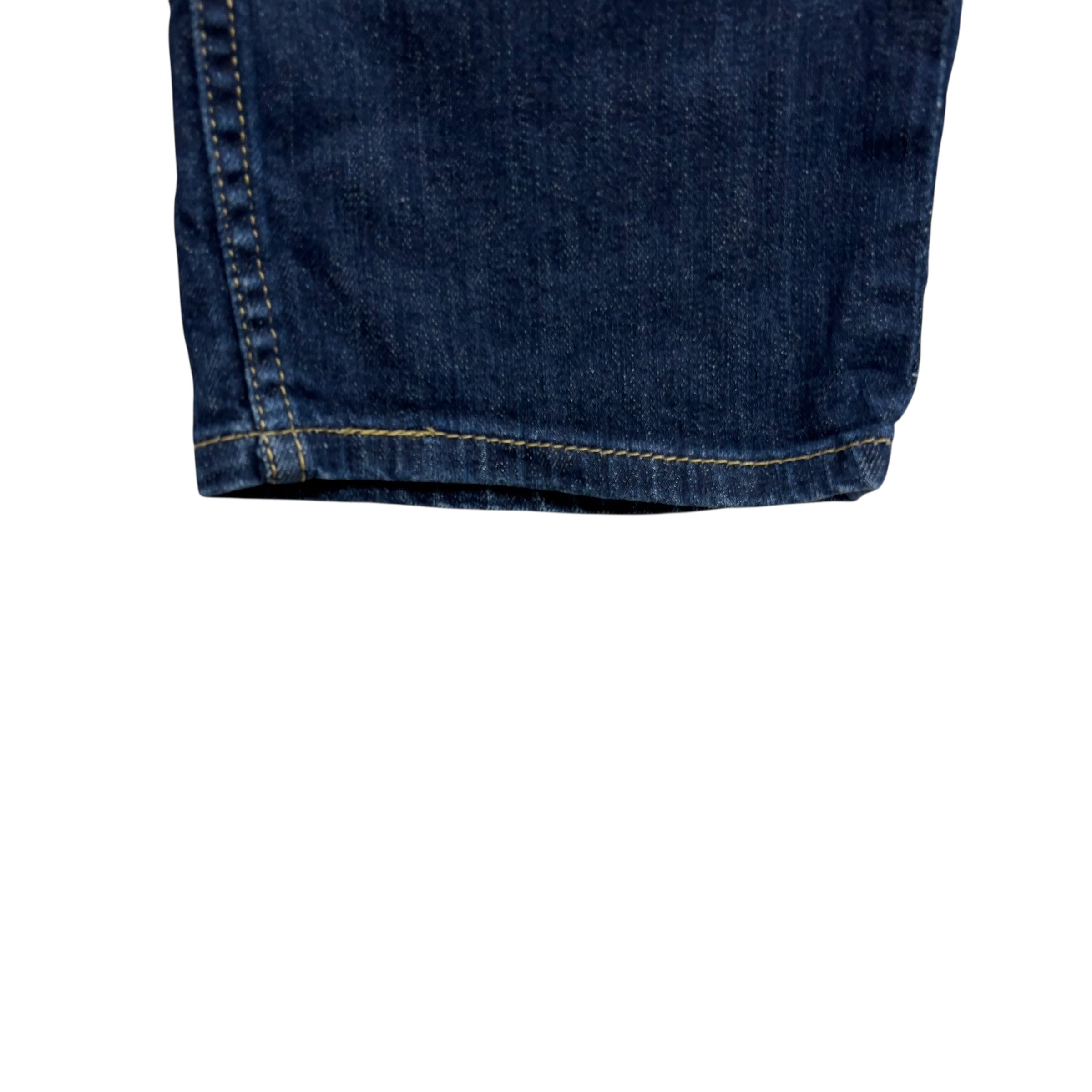 Levis 513 Jeans W32 L30 Mens Dark Blue Slim Straight Fit Stretch Denim (E)