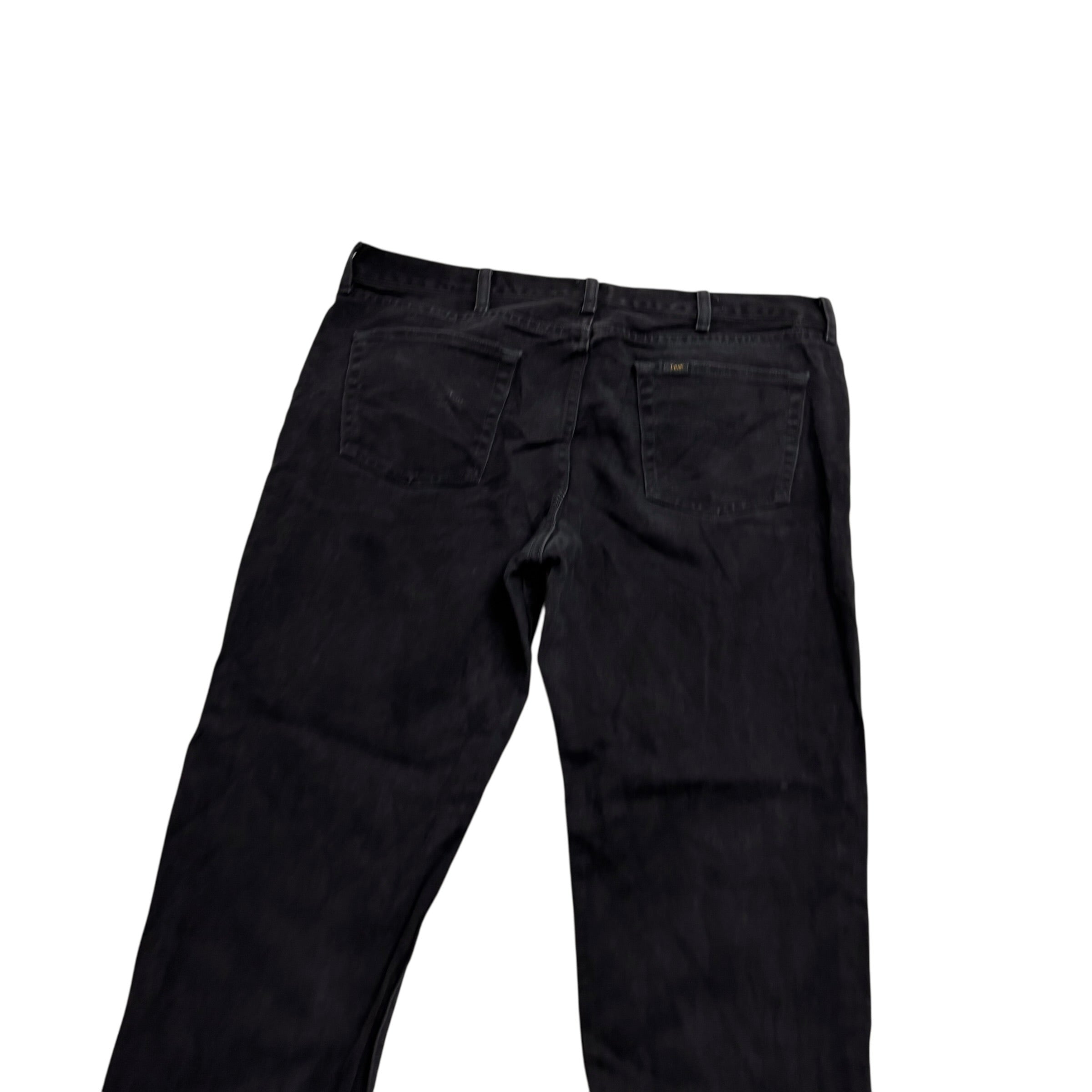 Wrangler Jeans W40 L32 Mens Black Regular Straight Fit Denim (F)