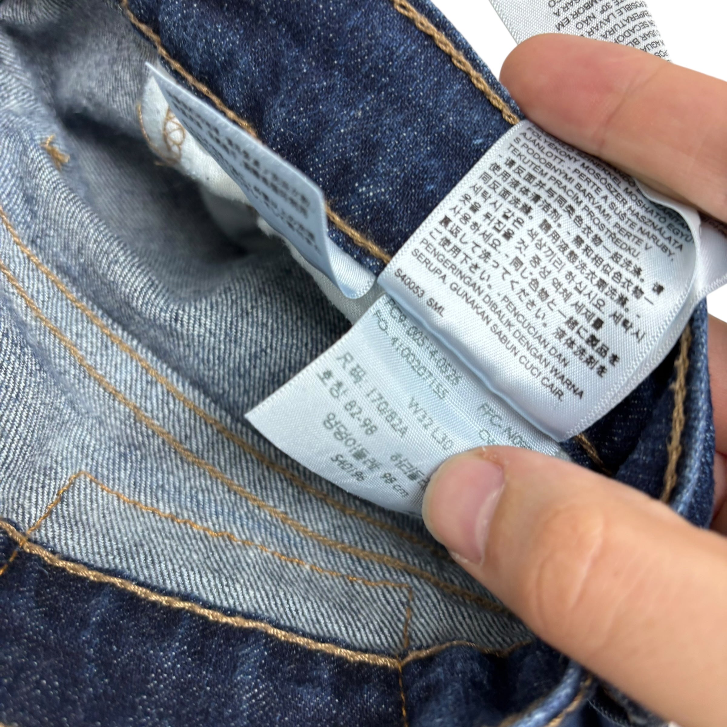 Levis 514 Jeans W32 L30 Mens Dark Blue Regular Straight Fit Stretch Denim