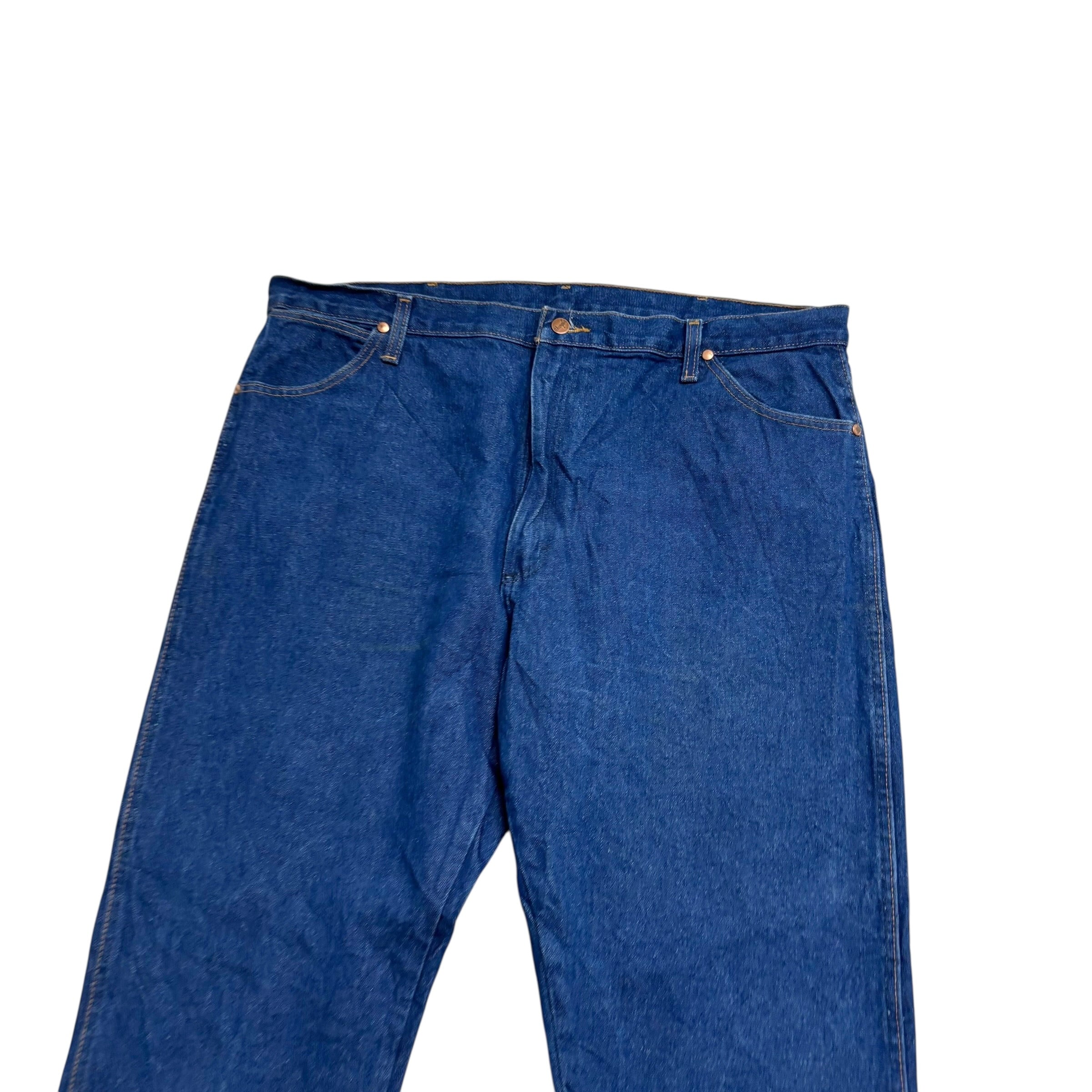 Wrangler Jeans Cowboy Cut W42 L32 Mens Dark Blue 13MWZ Original Fit Denim (E)