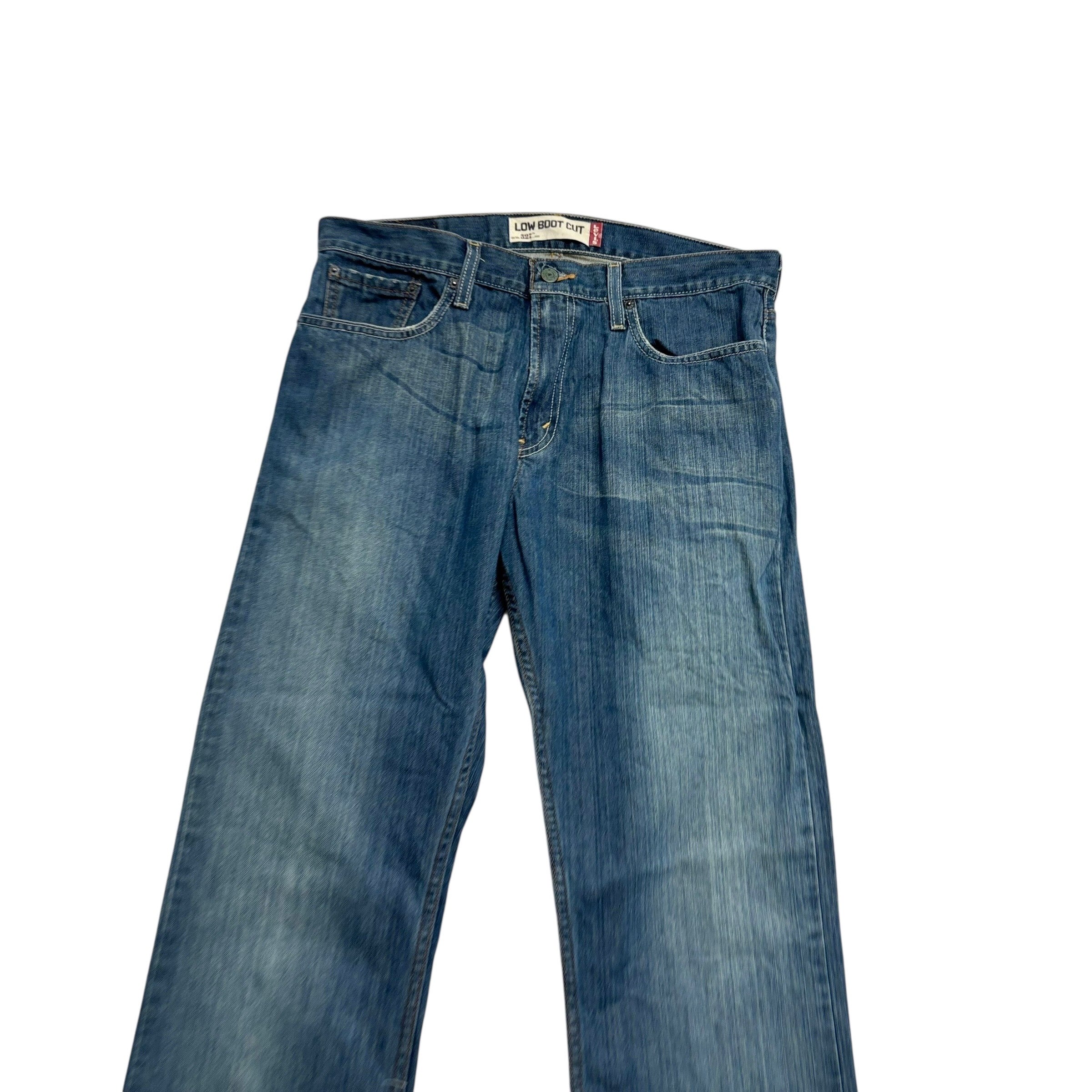 Levis 527 Jeans W33 L35 Mens Dark Blue Regular Bootcut Fit Vintage Denim (E)