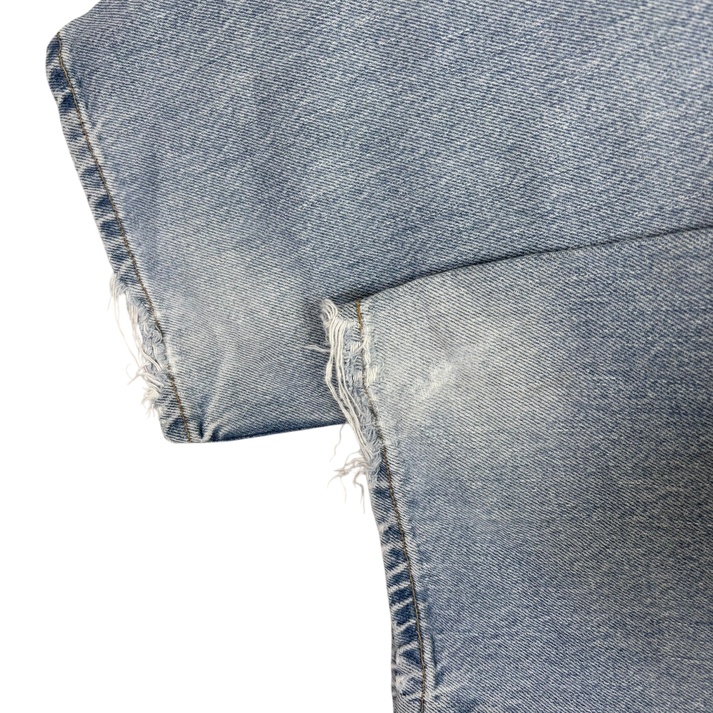 Levis 560 Jeans W40 L32 Mens Light Blue Relaxed Tapered Fit Vintage Denim (F)