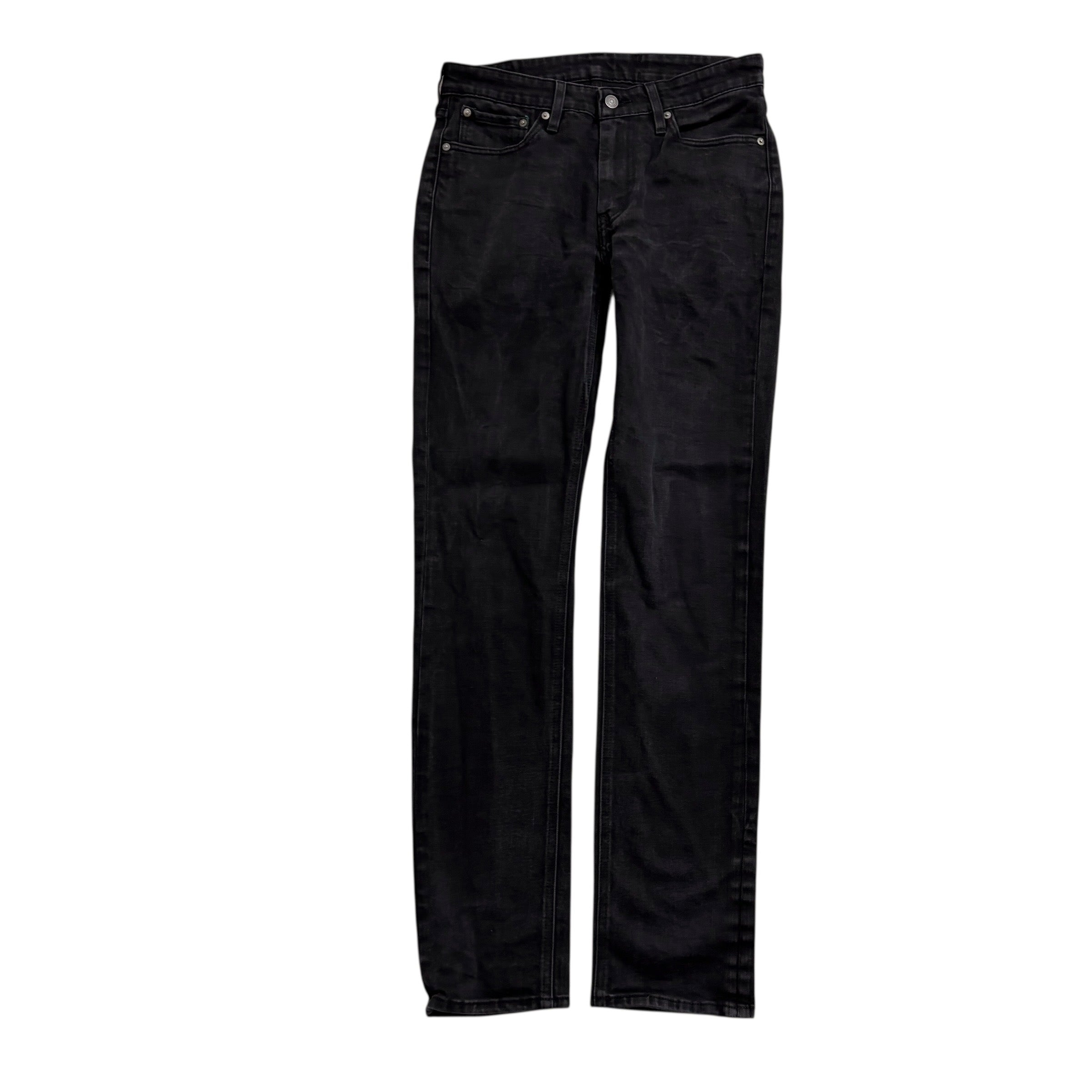 Levis 511 Commuter Jeans W32 L34 Mens Black Slim Fit Stretch Denim