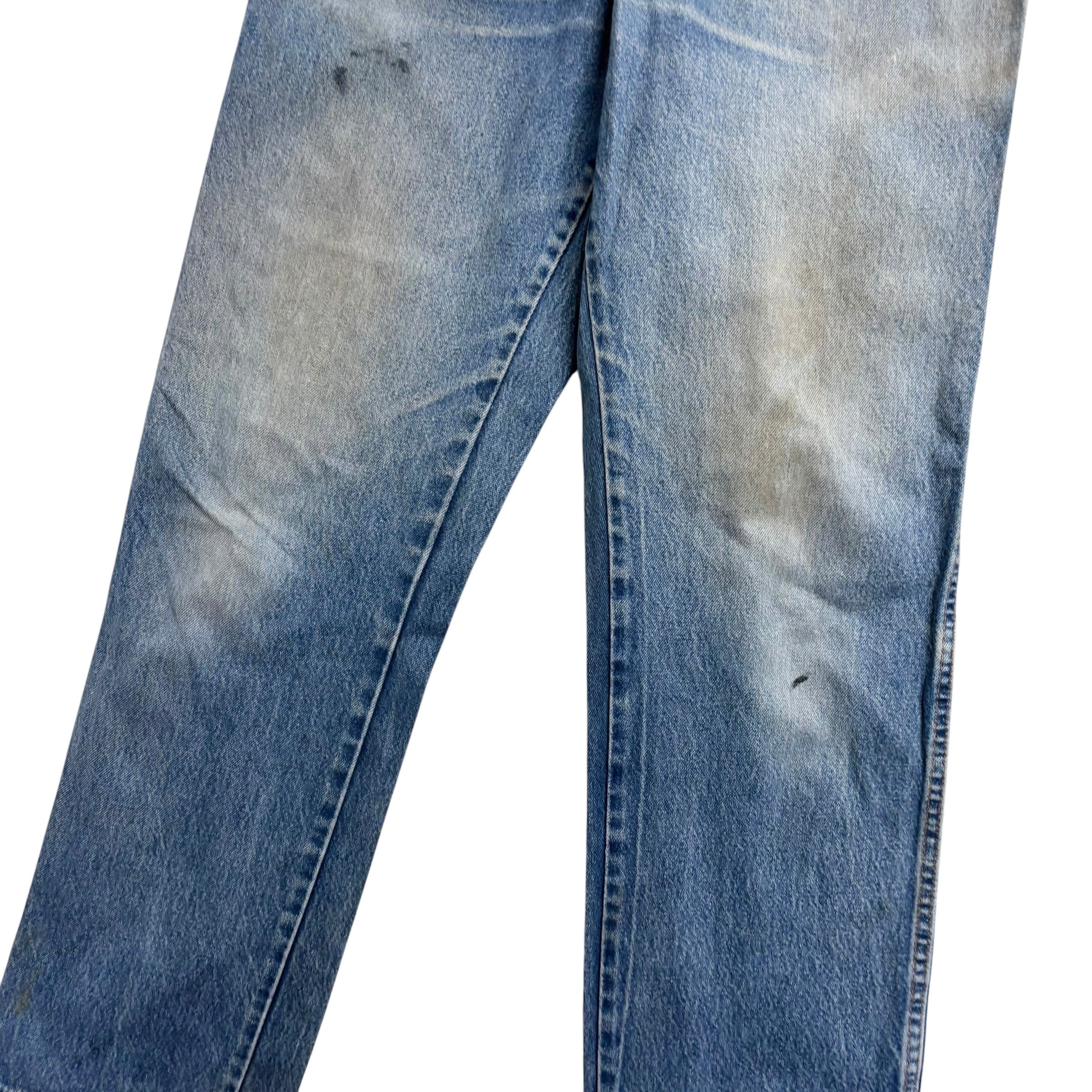 Dickies Jeans W36 L34 Mens Light Blue Regular Straight Fit Denim (F)