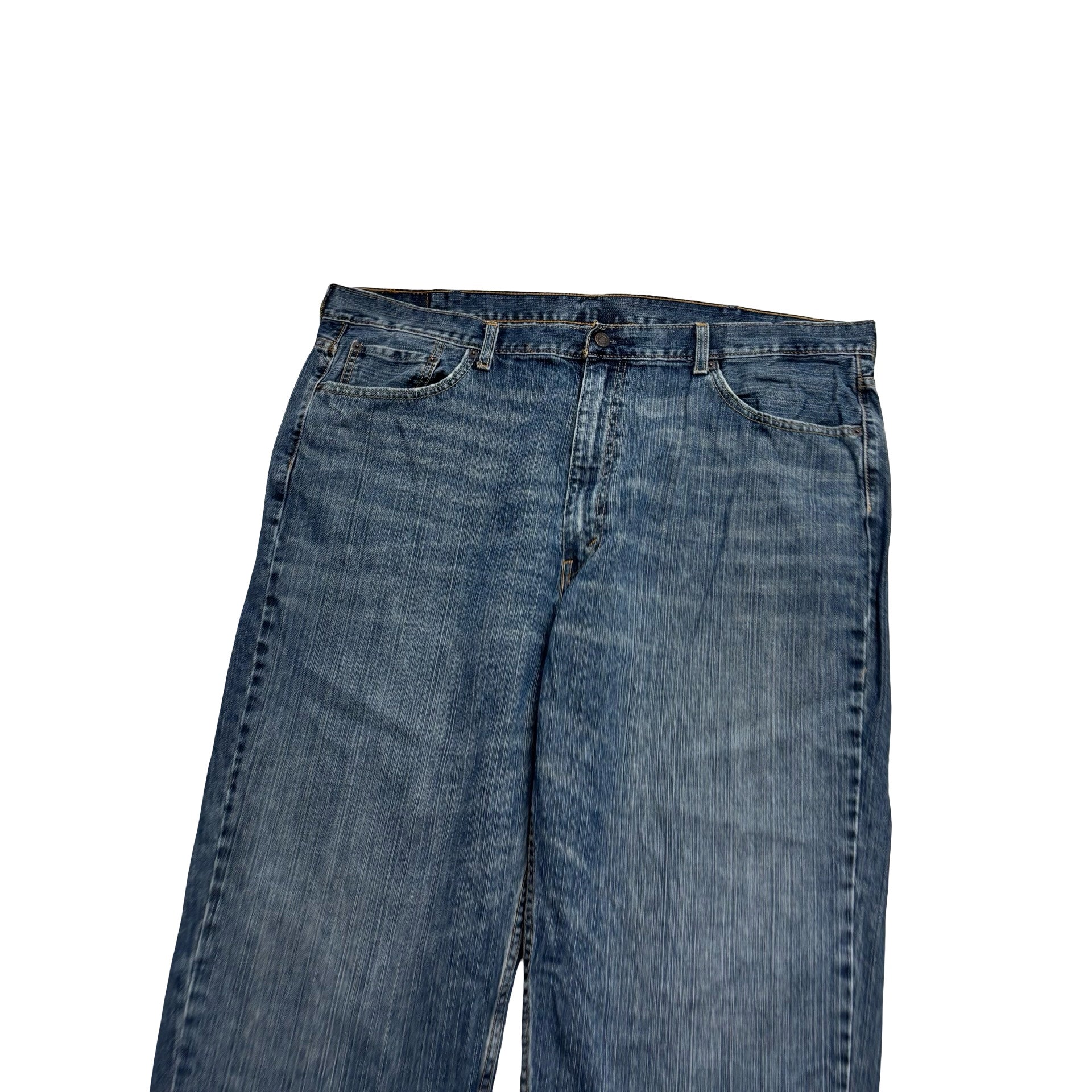 Levis 550 Jeans W44 L29 Mens Dark Blue Baggy Relaxed Straight Fit Denim (E)
